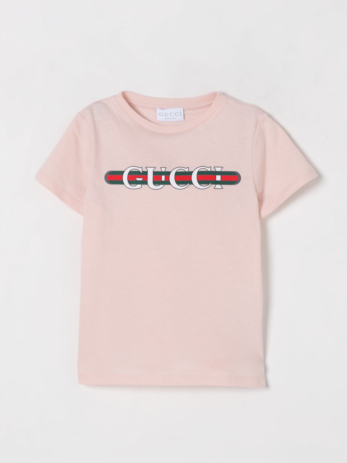 Gucci T Shirt Kids Pink