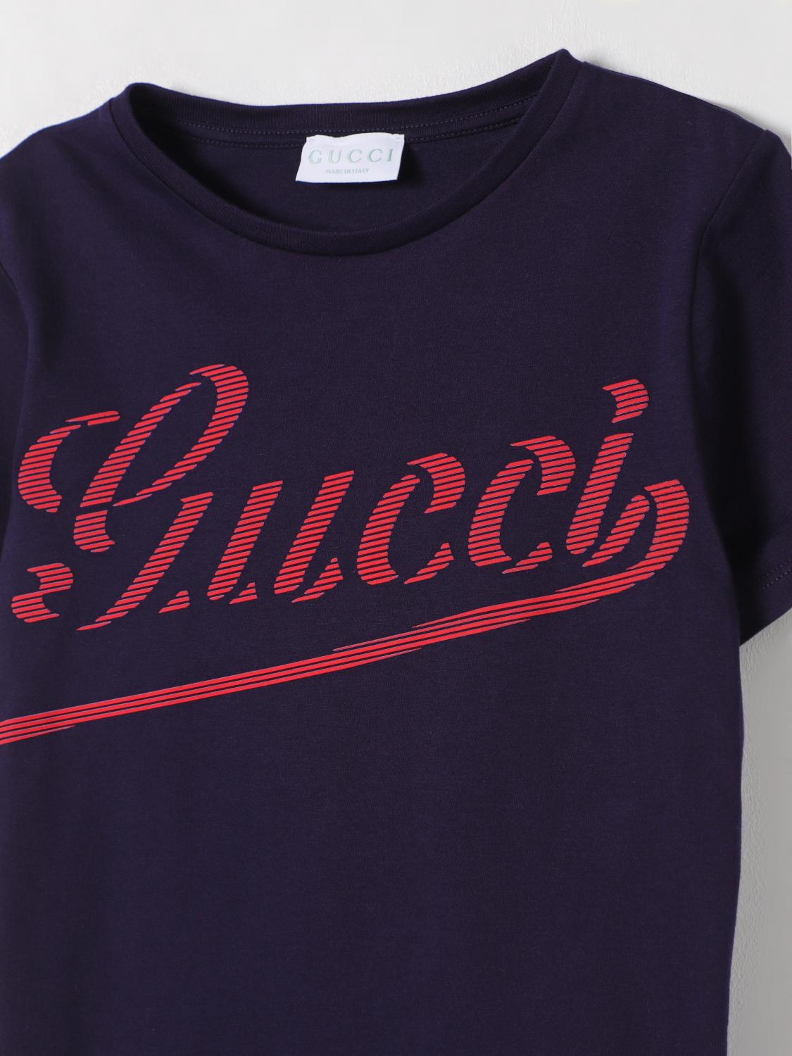 Gucci T Shirt Kids Blue