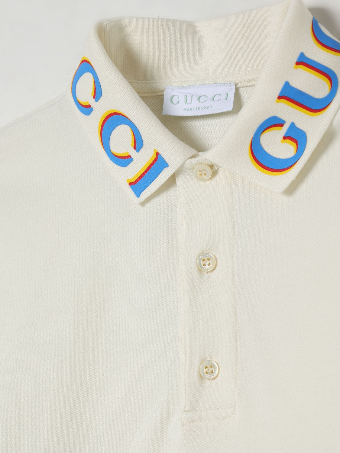 Gucci Polo Shirt Kids Ivory
