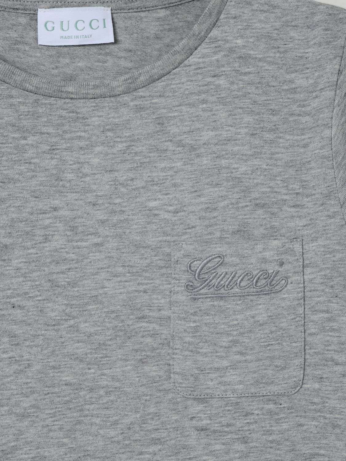 Gucci T Shirt Kids Grey
