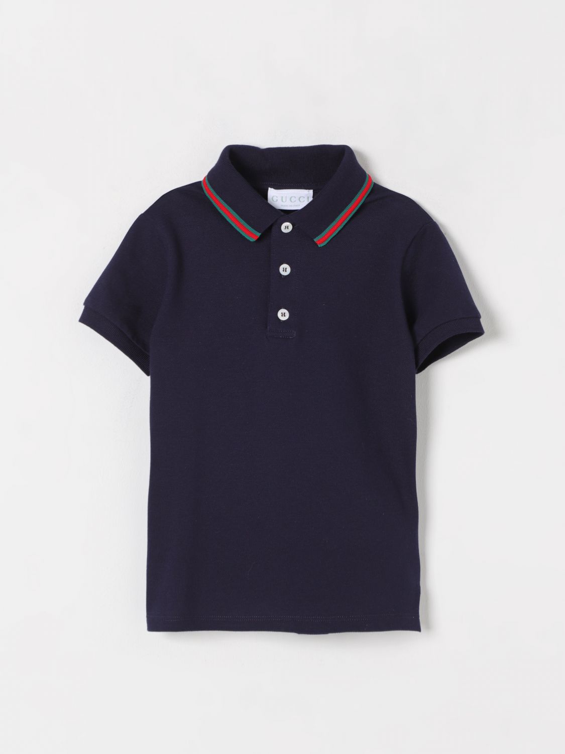 Gucci Polo Shirt Kids Blue