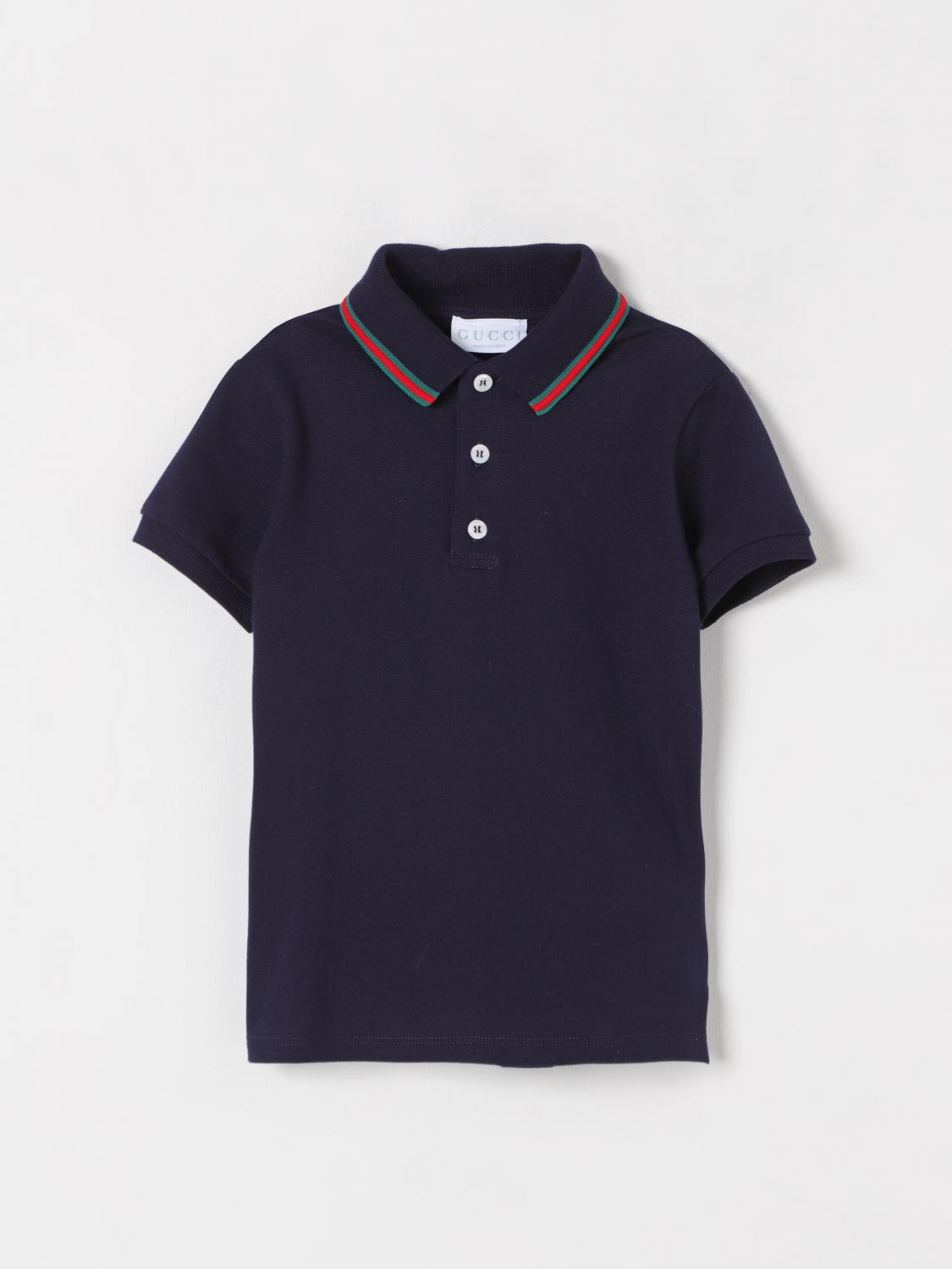 Gucci Polo Shirt Kids Blue