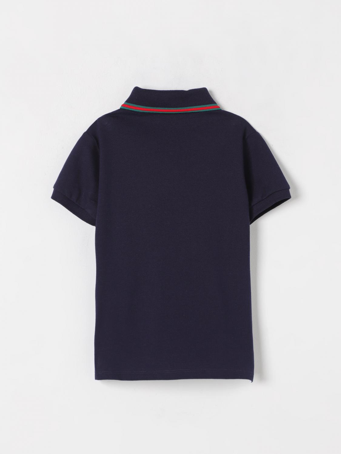 Gucci Polo Shirt Kids Blue