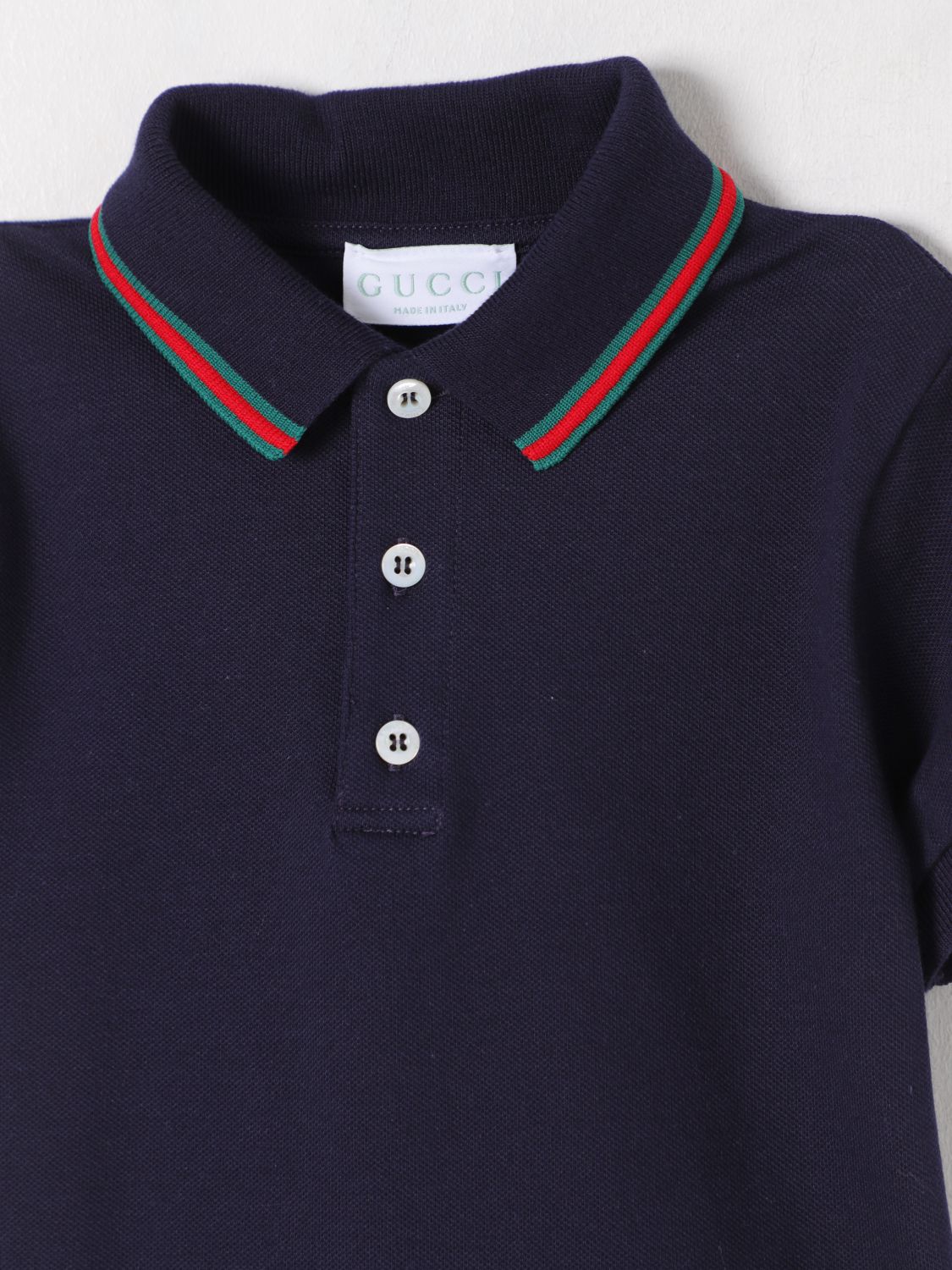 Gucci Polo Shirt Kids Blue
