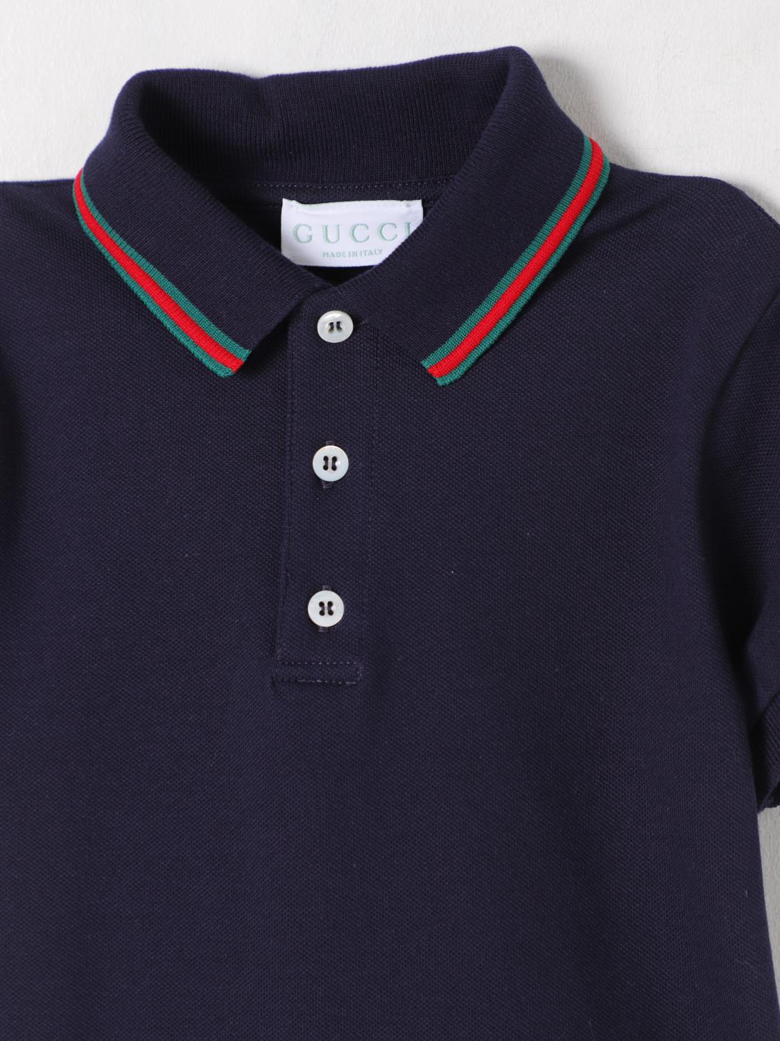 Gucci Polo Shirt Kids Blue