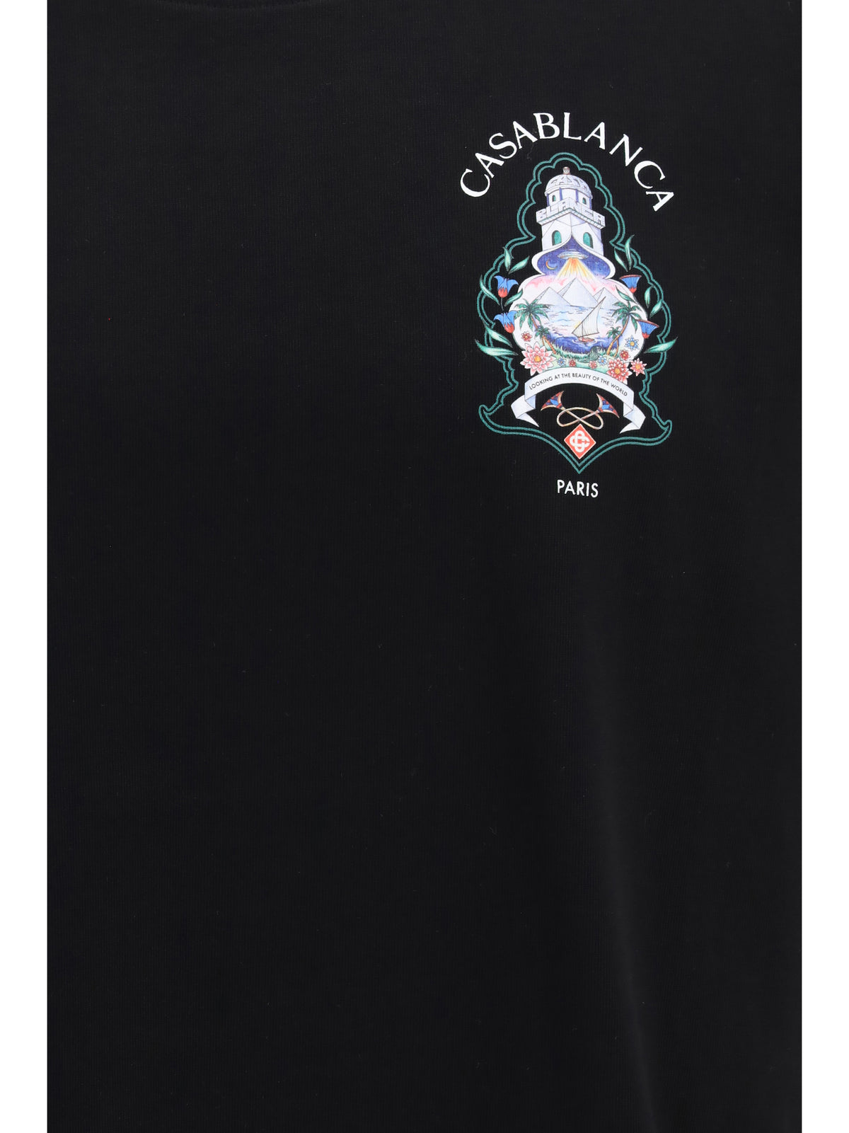 Casablanca Paris graphic T-shirt - Black