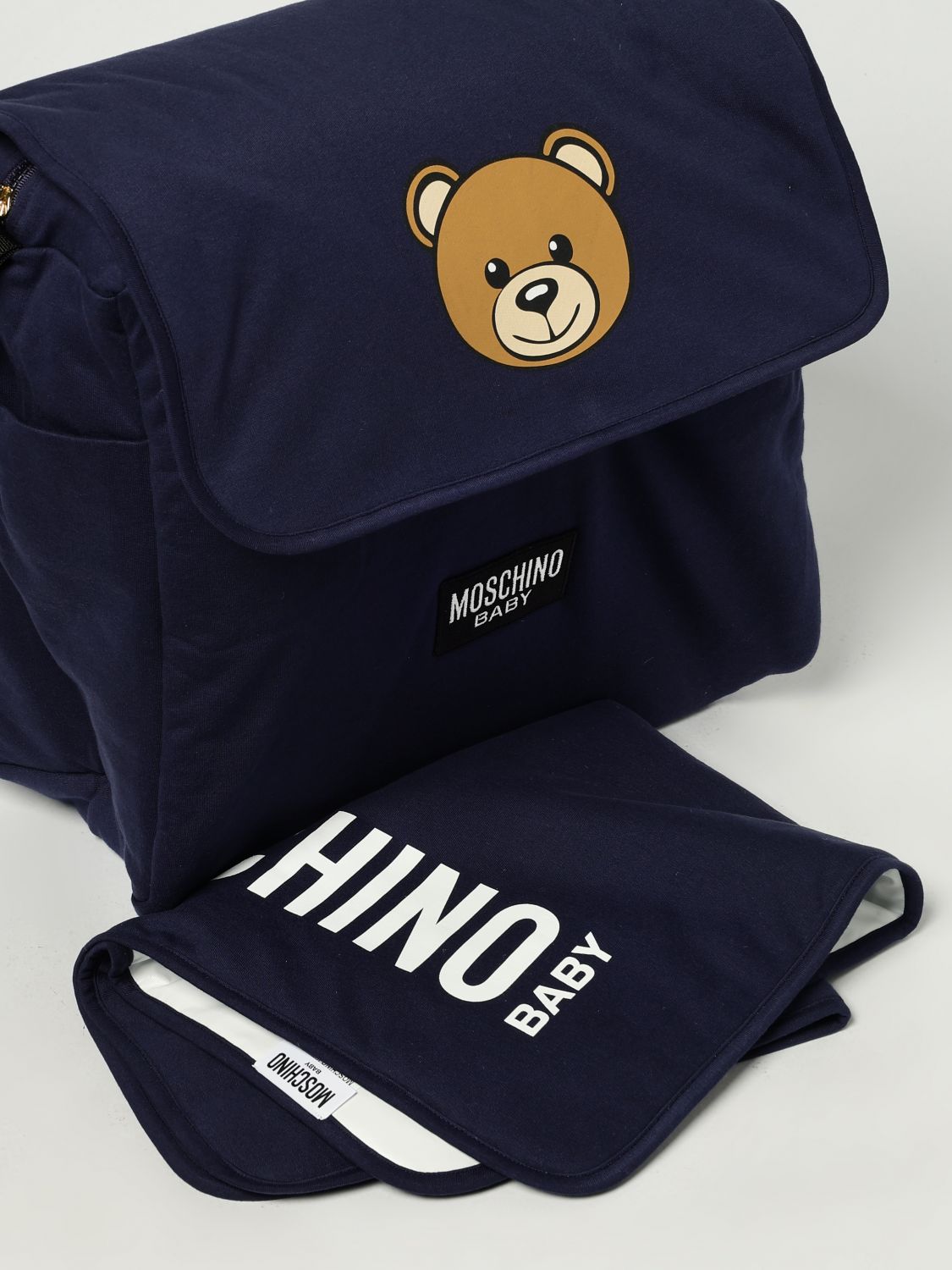Moschino Blanket Set Kids Blue