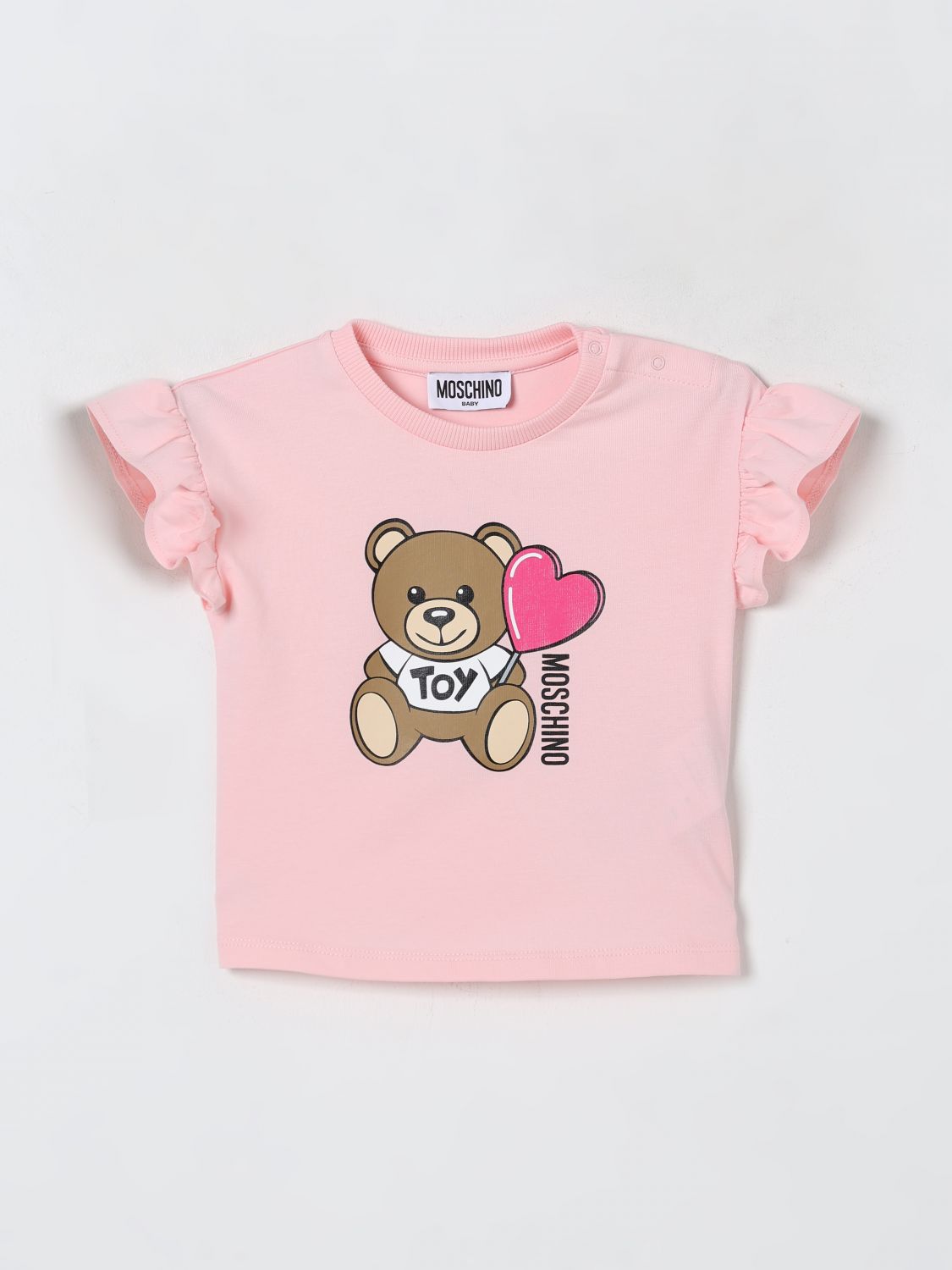 Moschino T Shirt Kids Pink