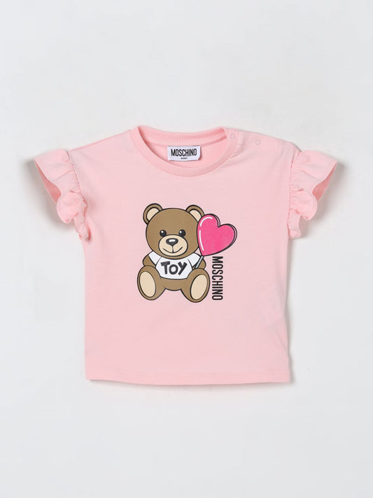 Moschino T Shirt Kids Pink