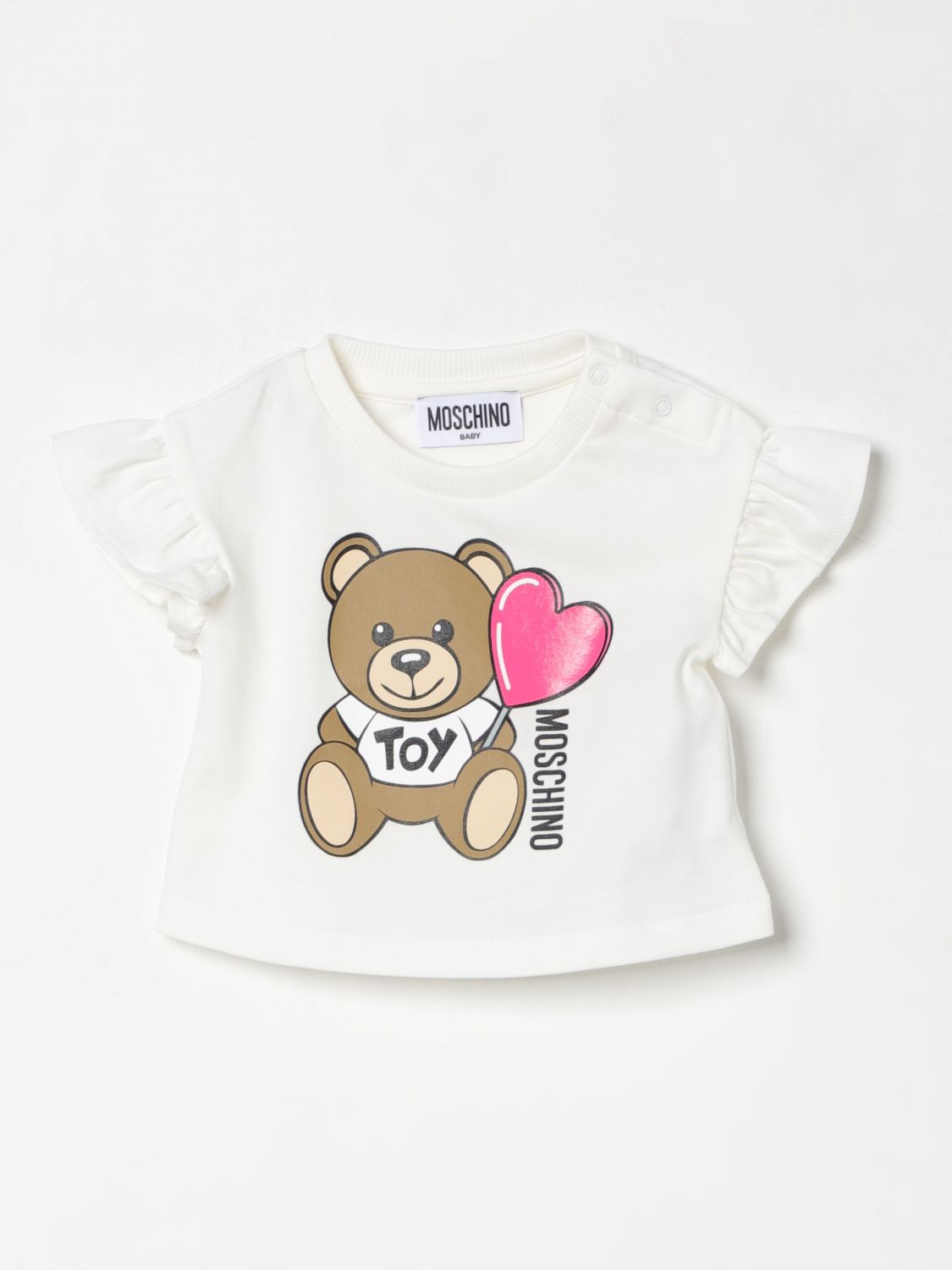 Moschino T Shirt Kids Pink