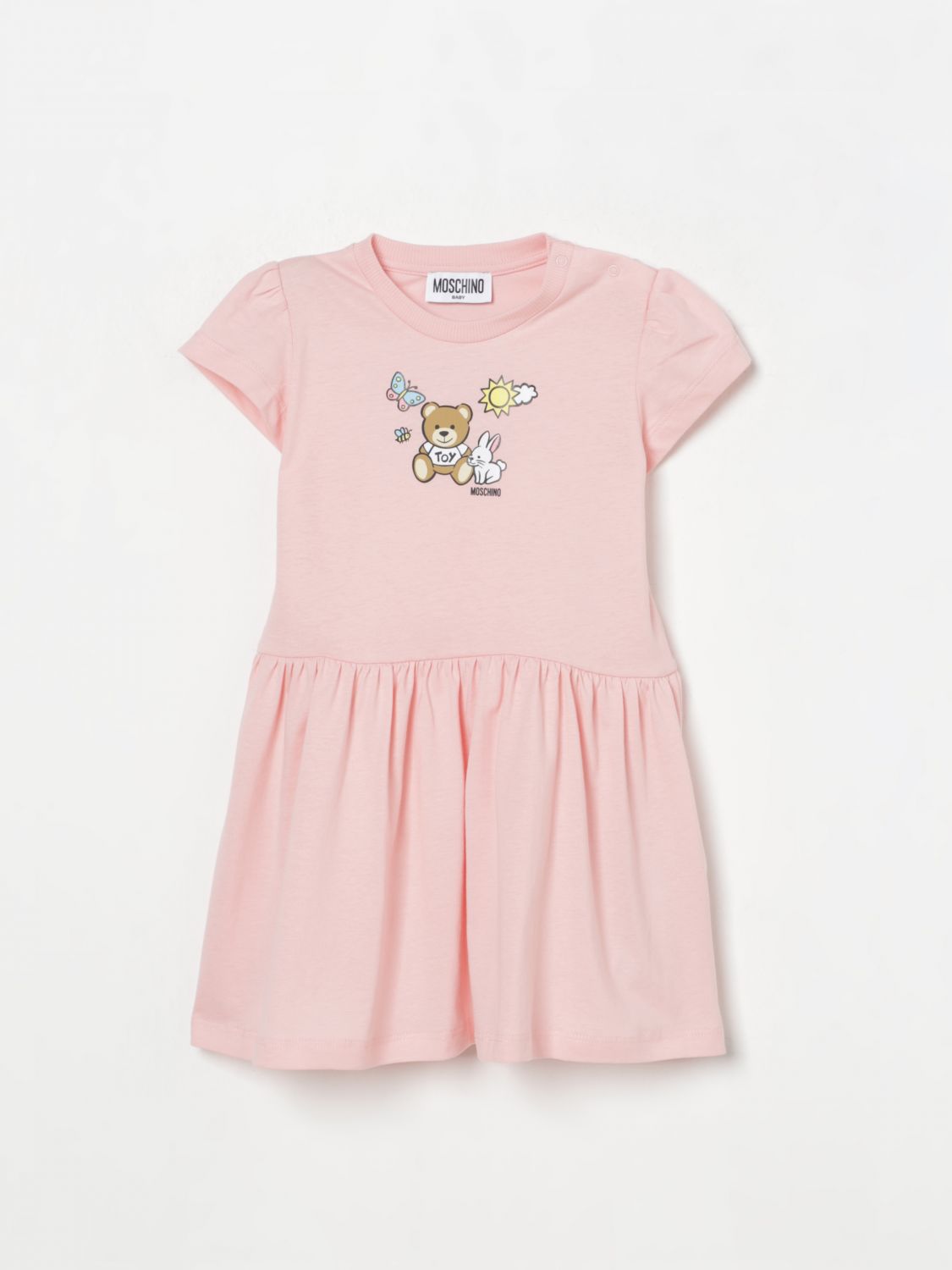 Moschino Romper Kids Yellow Cream