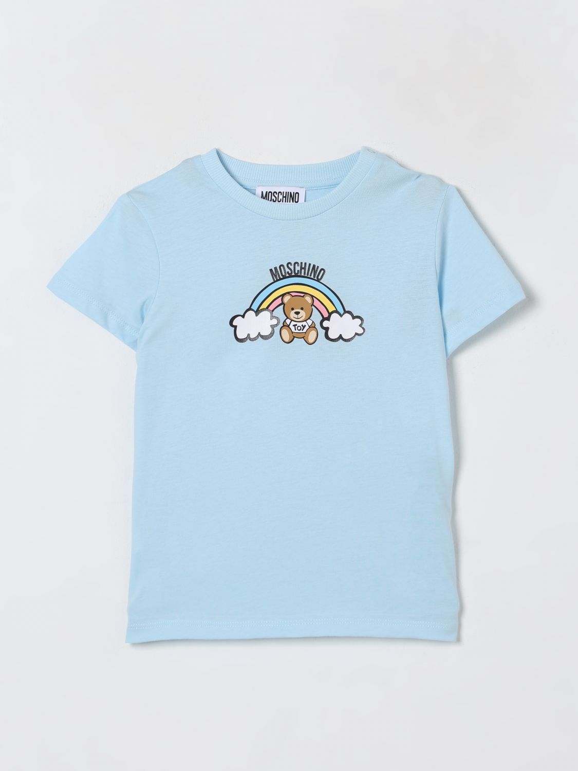 Moschino T Shirt Kids Sky Blue