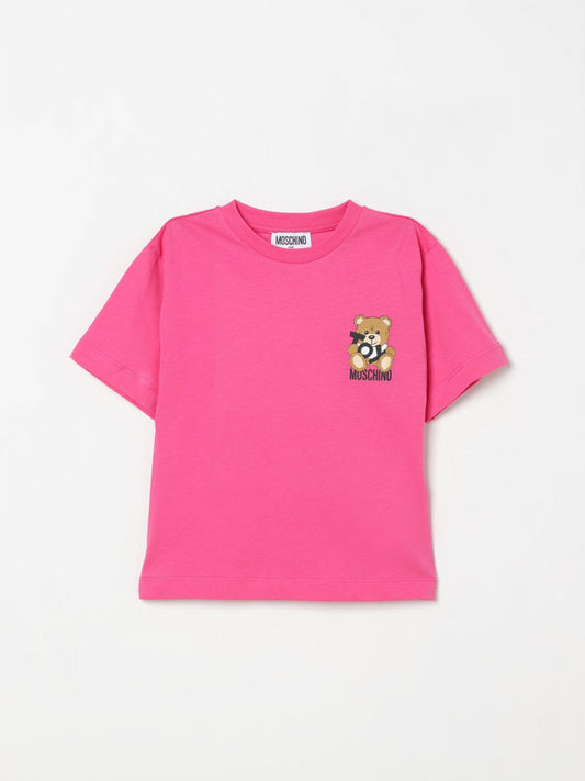 Moschino T Shirt Kids Fuchsia