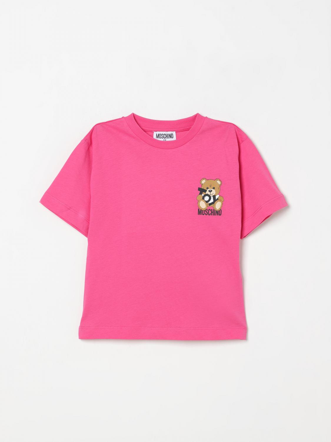 Moschino T Shirt Kids Fuchsia