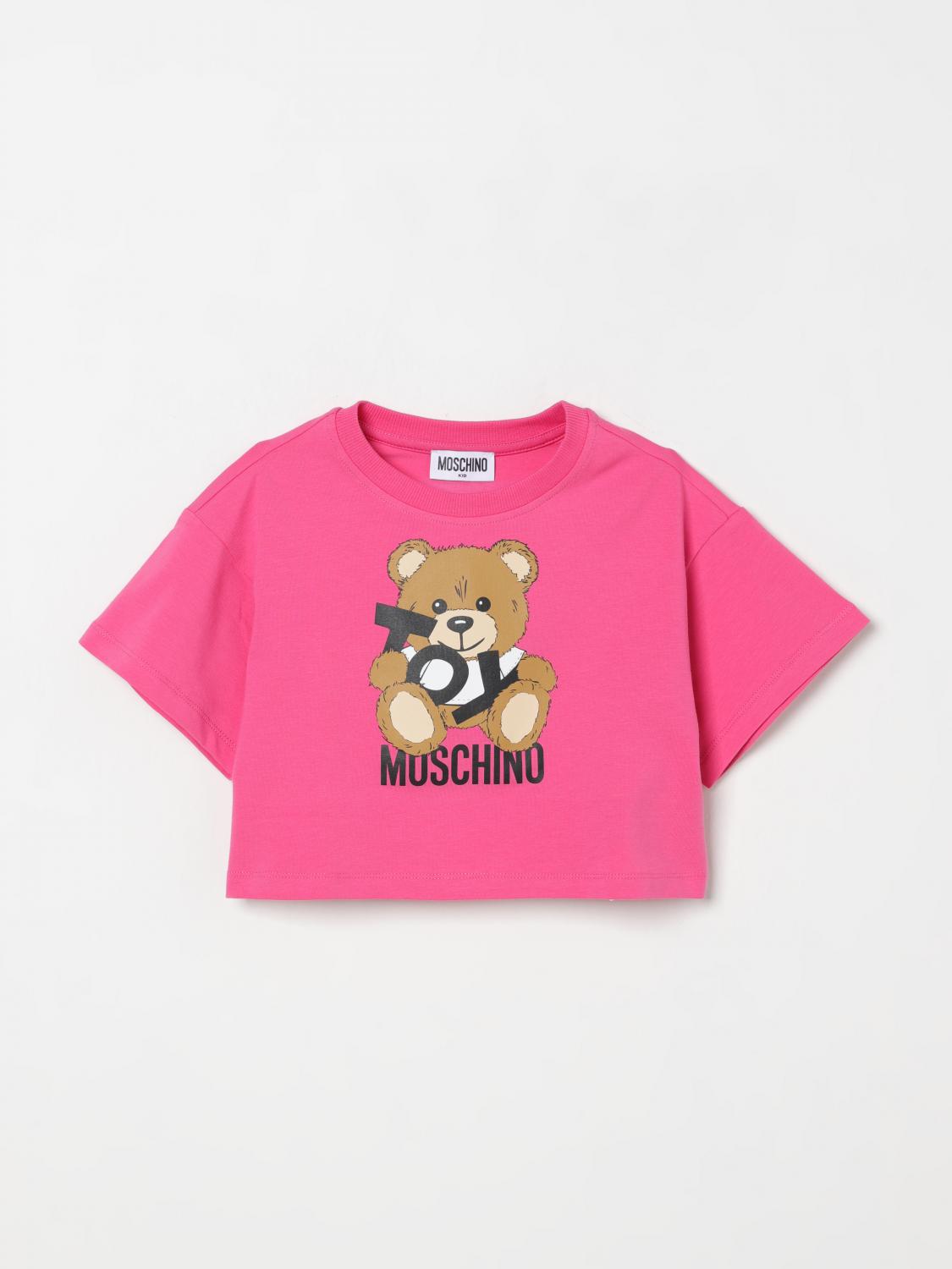 Moschino T Shirt Kids Fuchsia