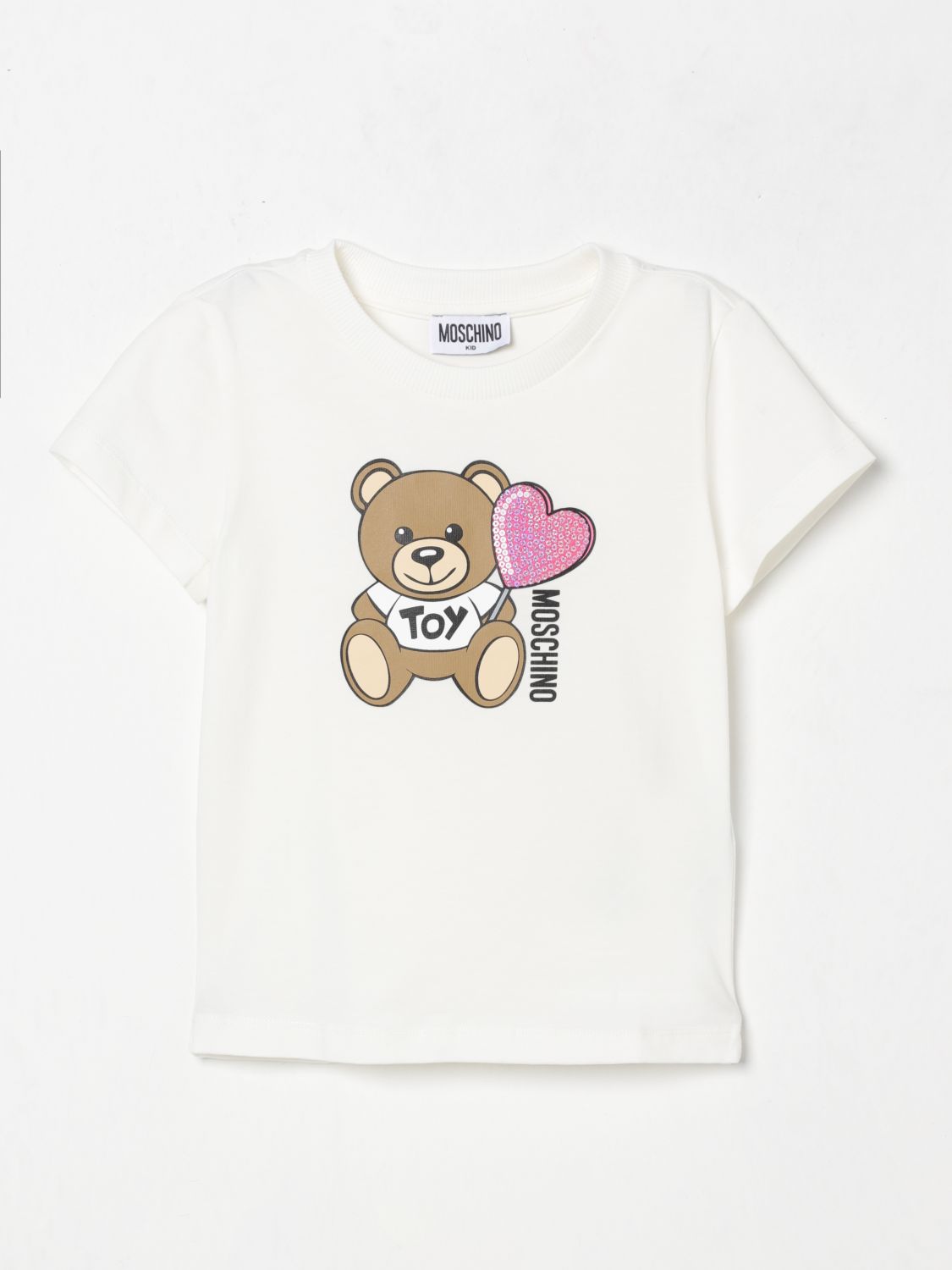 Moschino T Shirt Kids Pink
