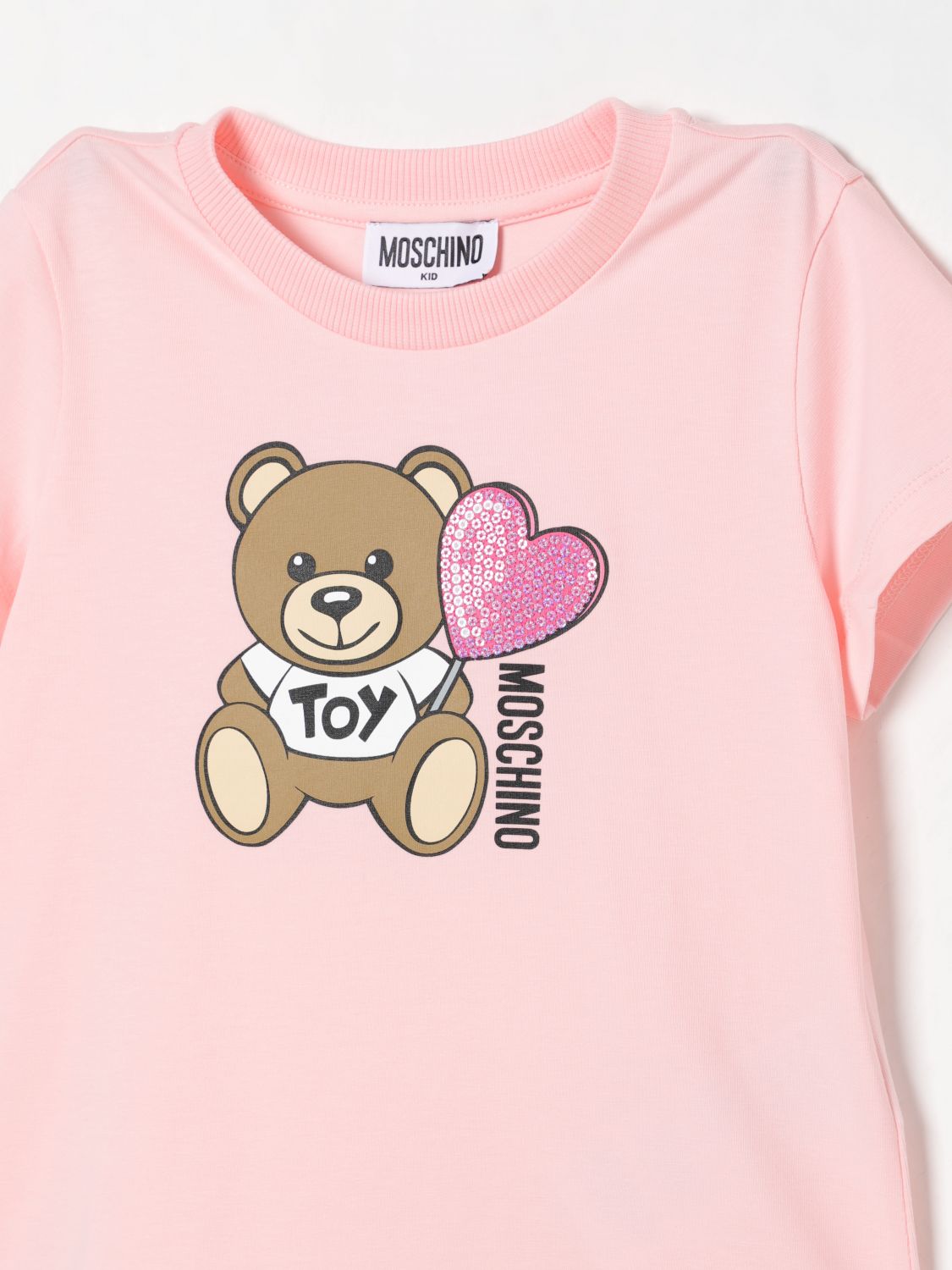 Moschino T Shirt Kids Pink