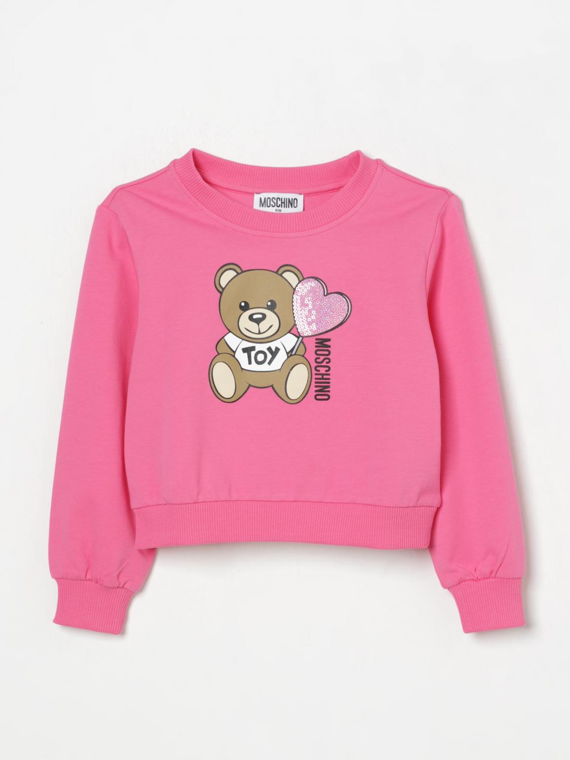 Moschino Sweater Kids Fuchsia
