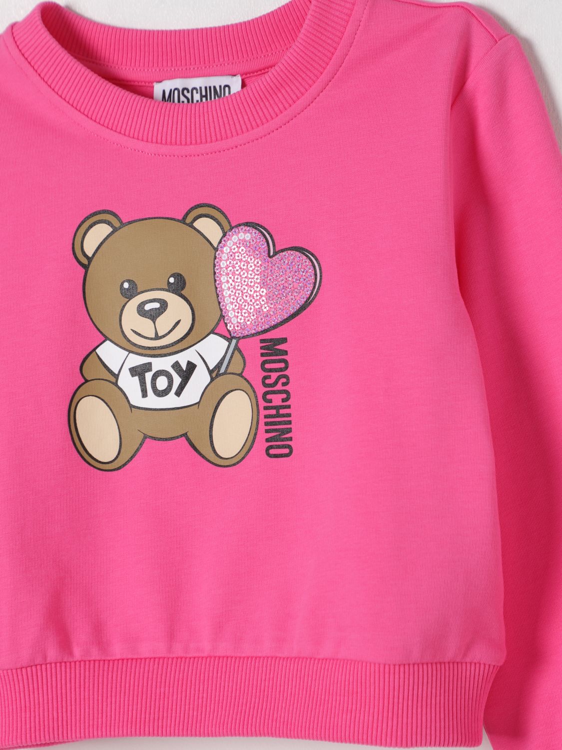 Moschino Sweater Kids Fuchsia