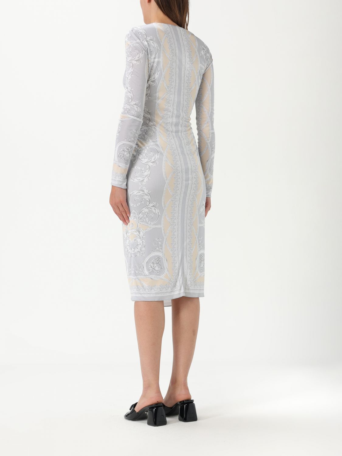 Versace Dress Woman Champagne