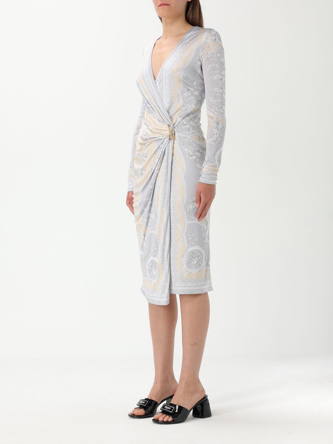 Versace Dress Woman Champagne