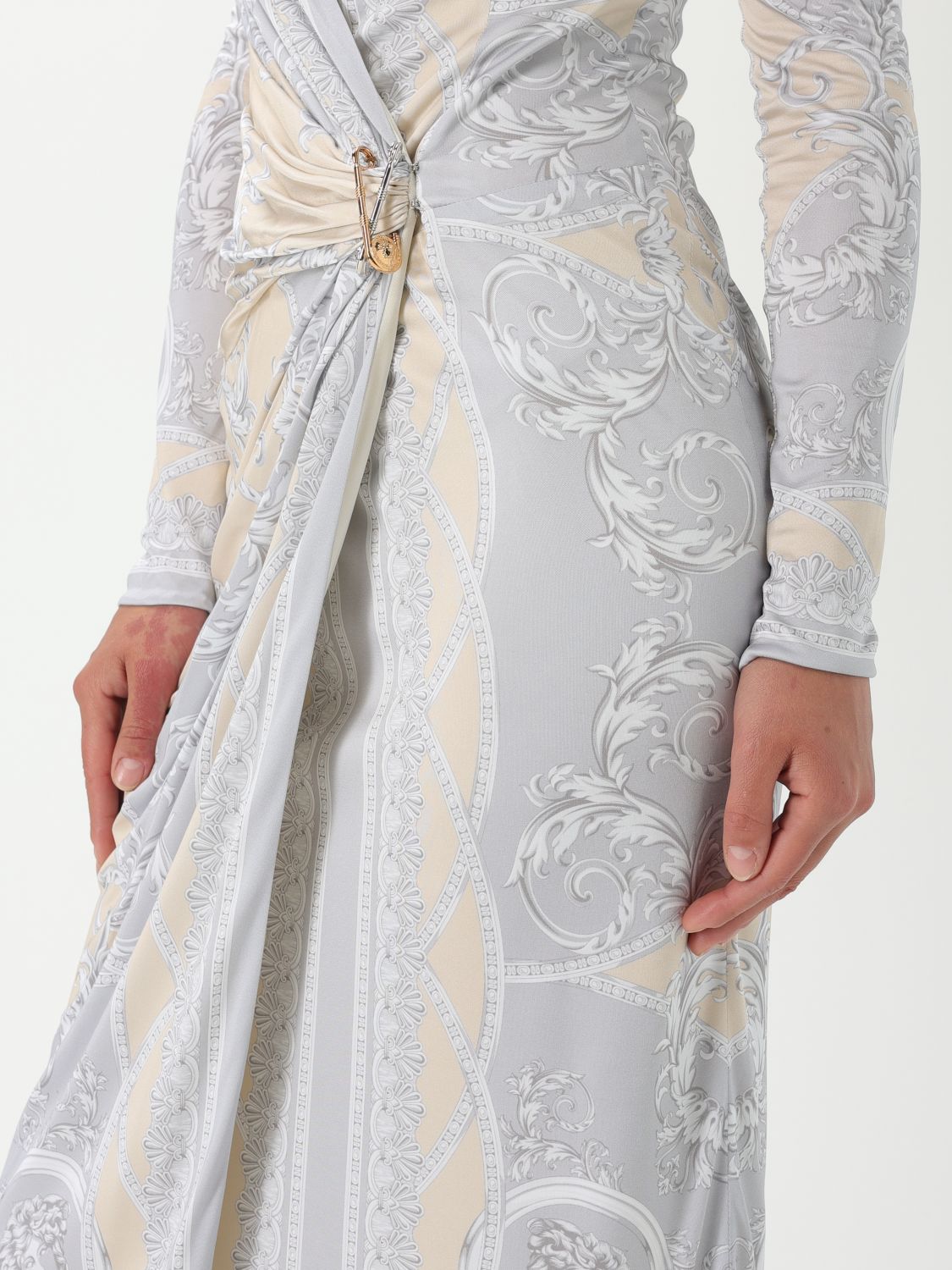 Versace Dress Woman Champagne