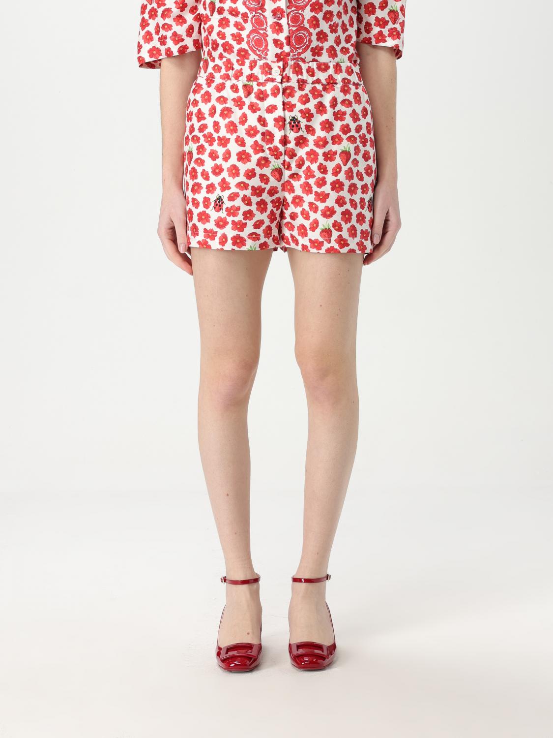 Versace Short Woman Red
