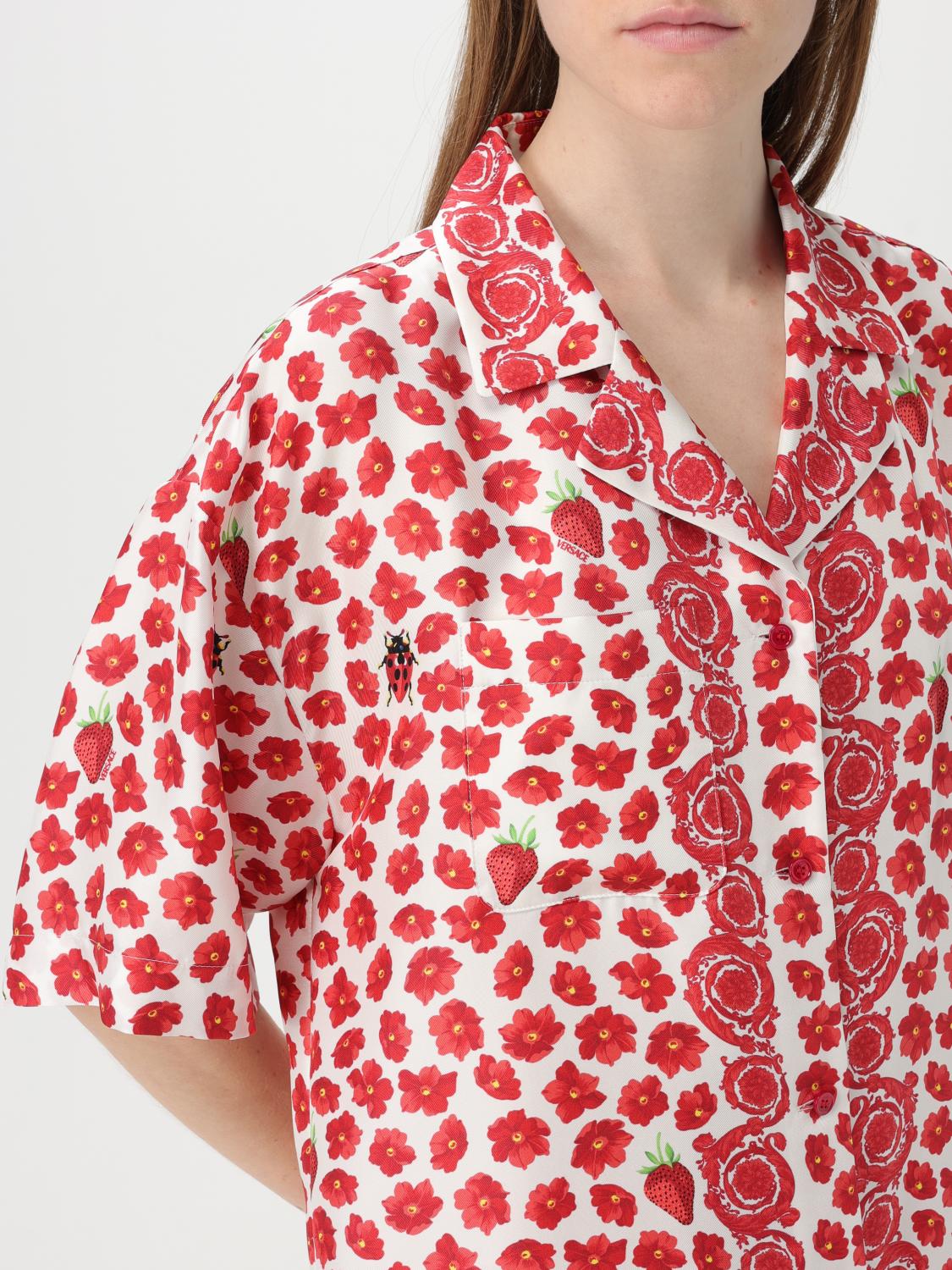 Versace Shirt Woman Red