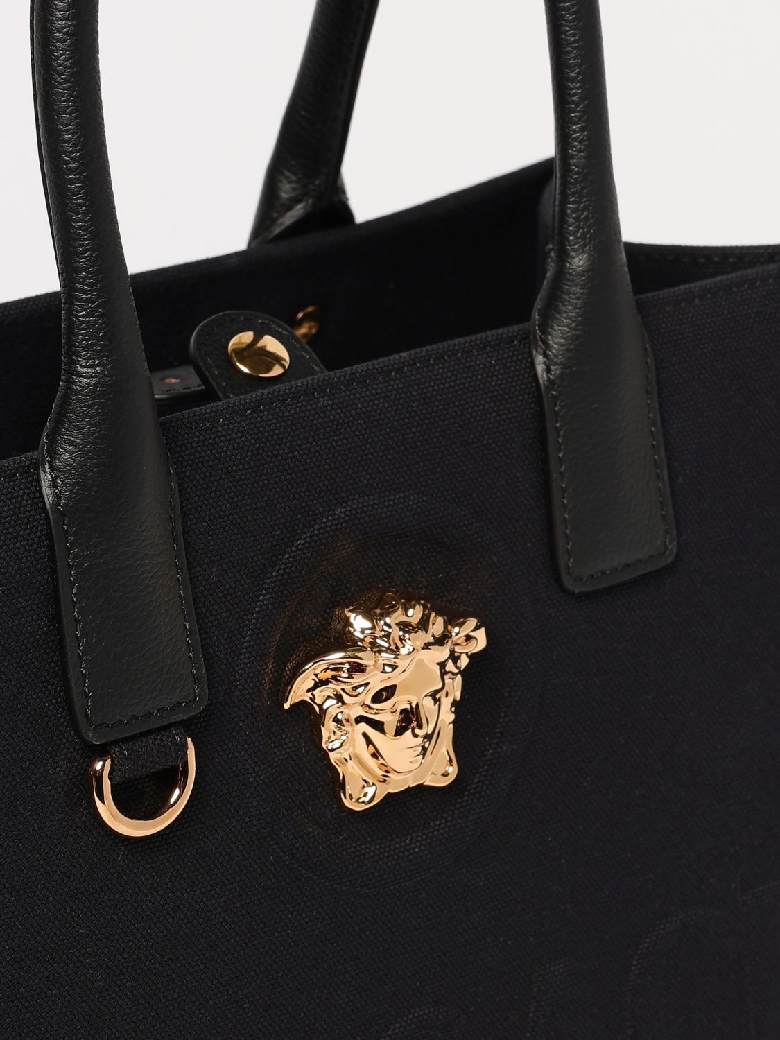 Versace Tote Bags Woman Black