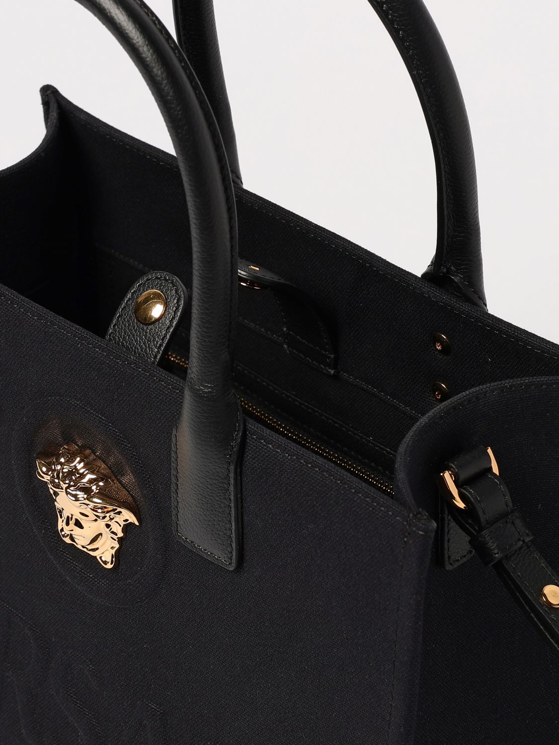 Versace Tote Bags Woman Black