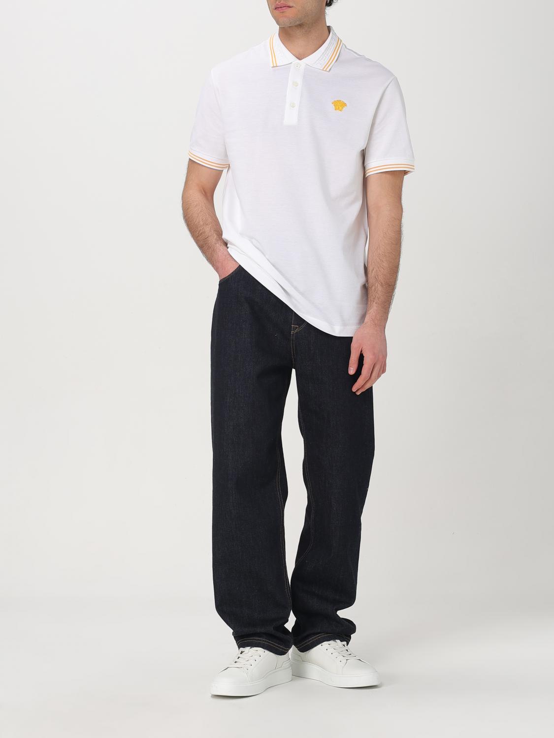 Versace Polo Shirt Men Black