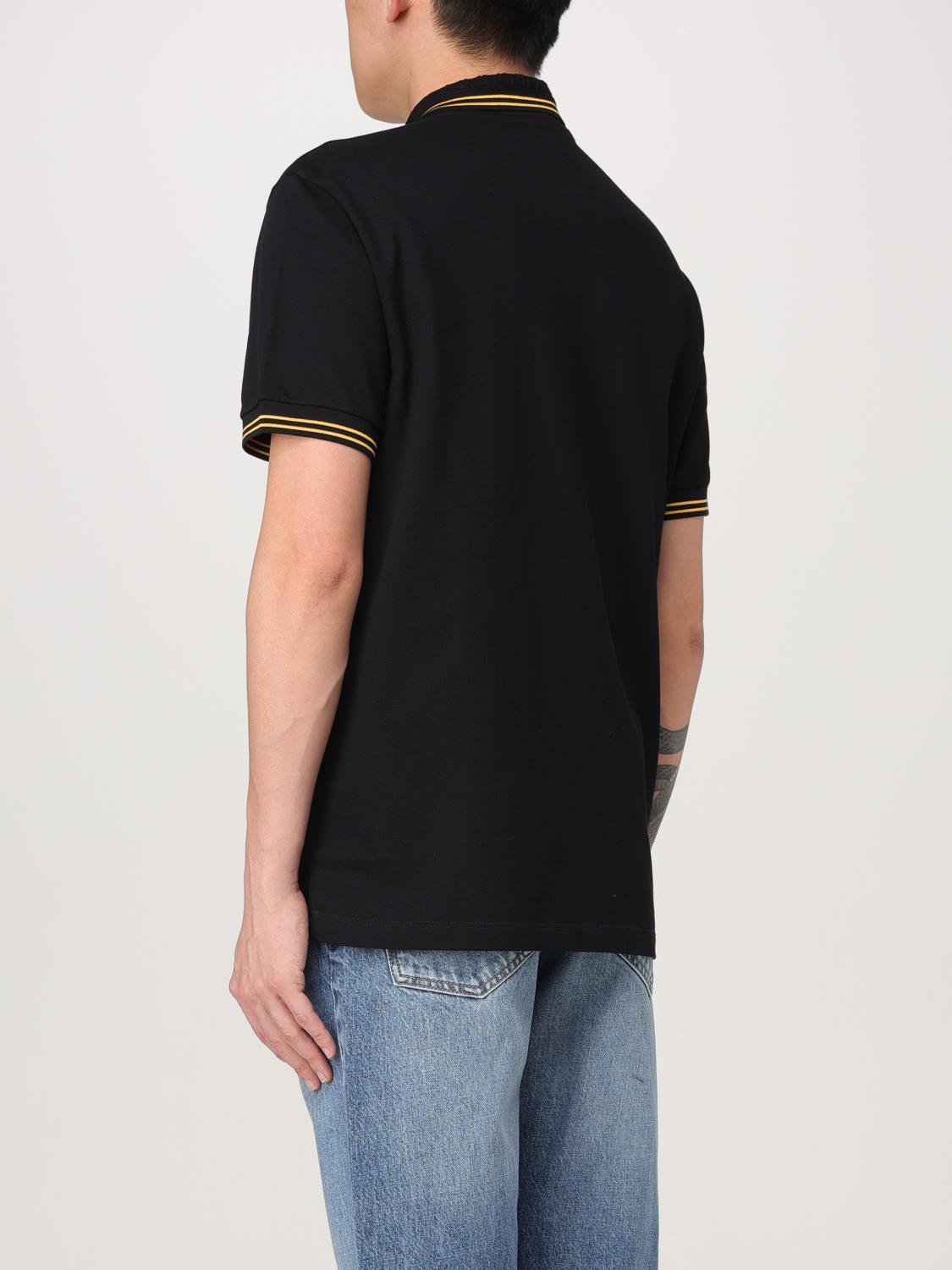 Versace Polo Shirt Men Black
