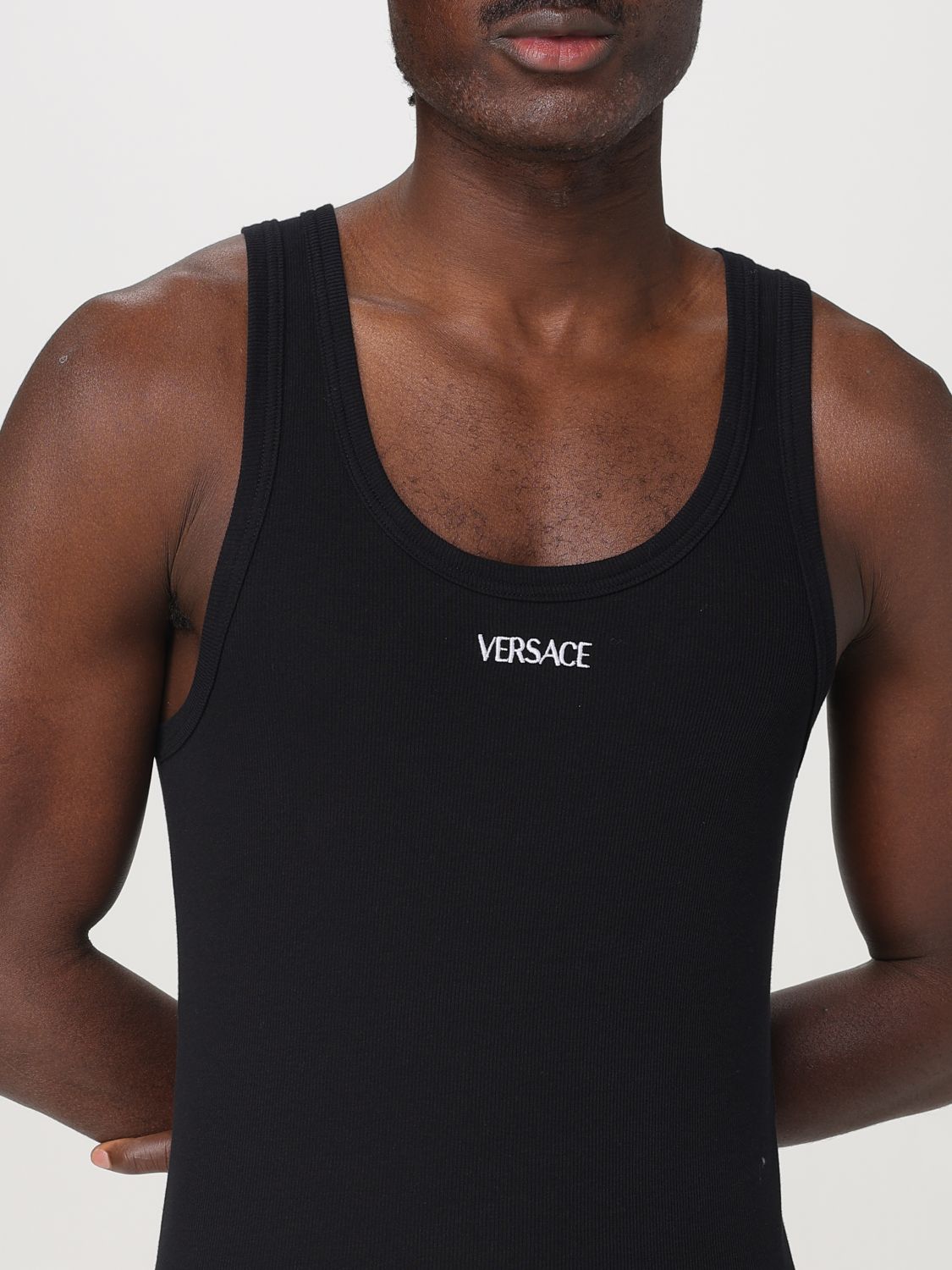 Versace Tank Top Men Black