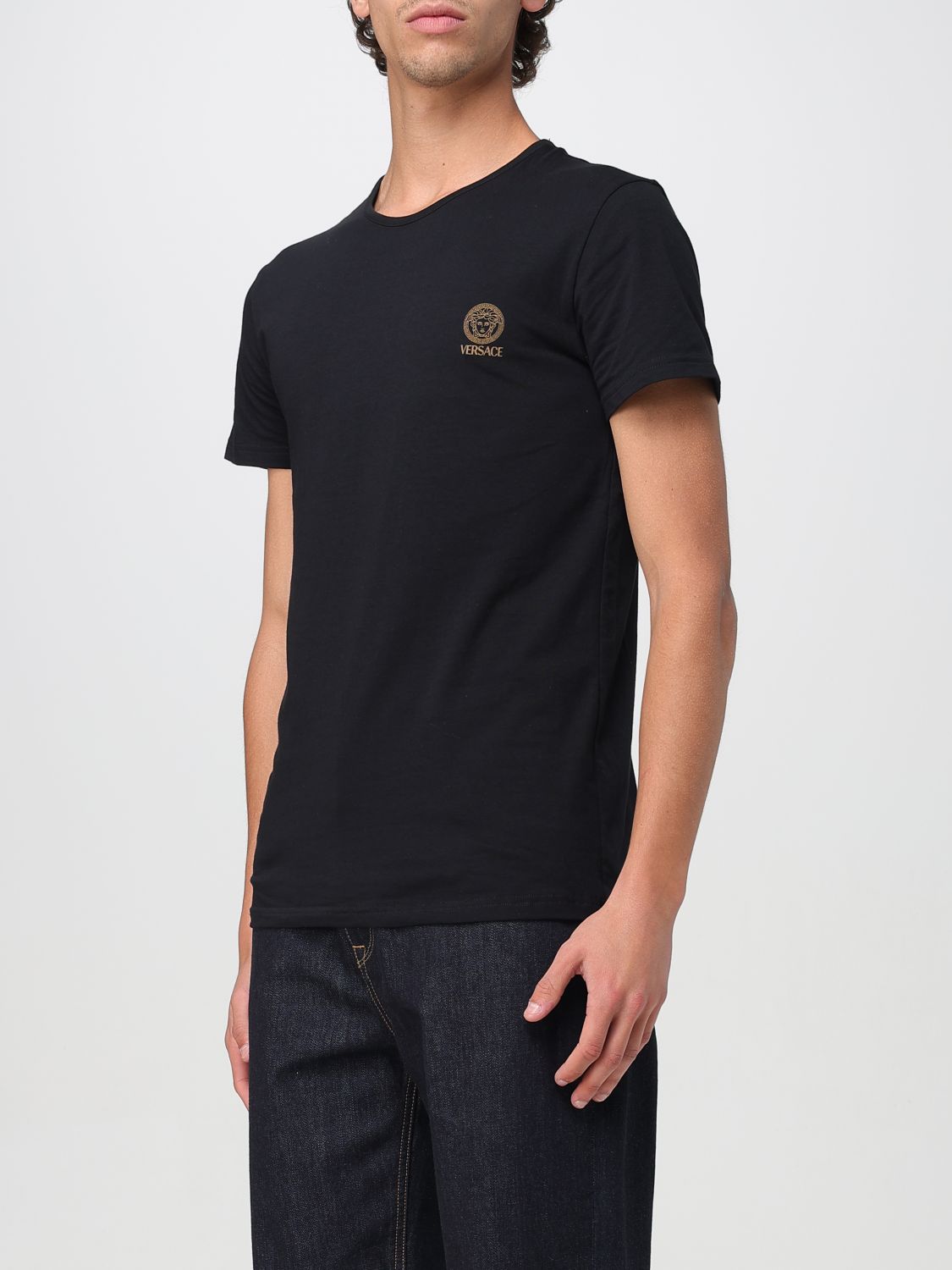 Versace T Shirt Men Black