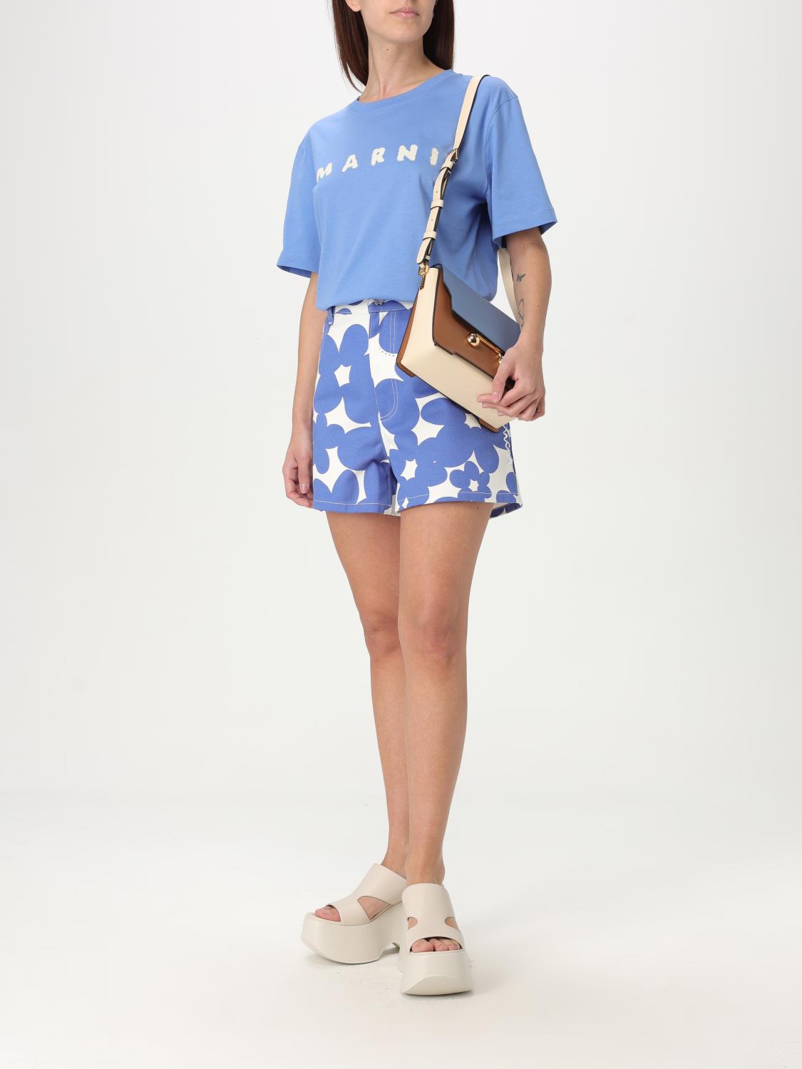Marni Short Woman Blue