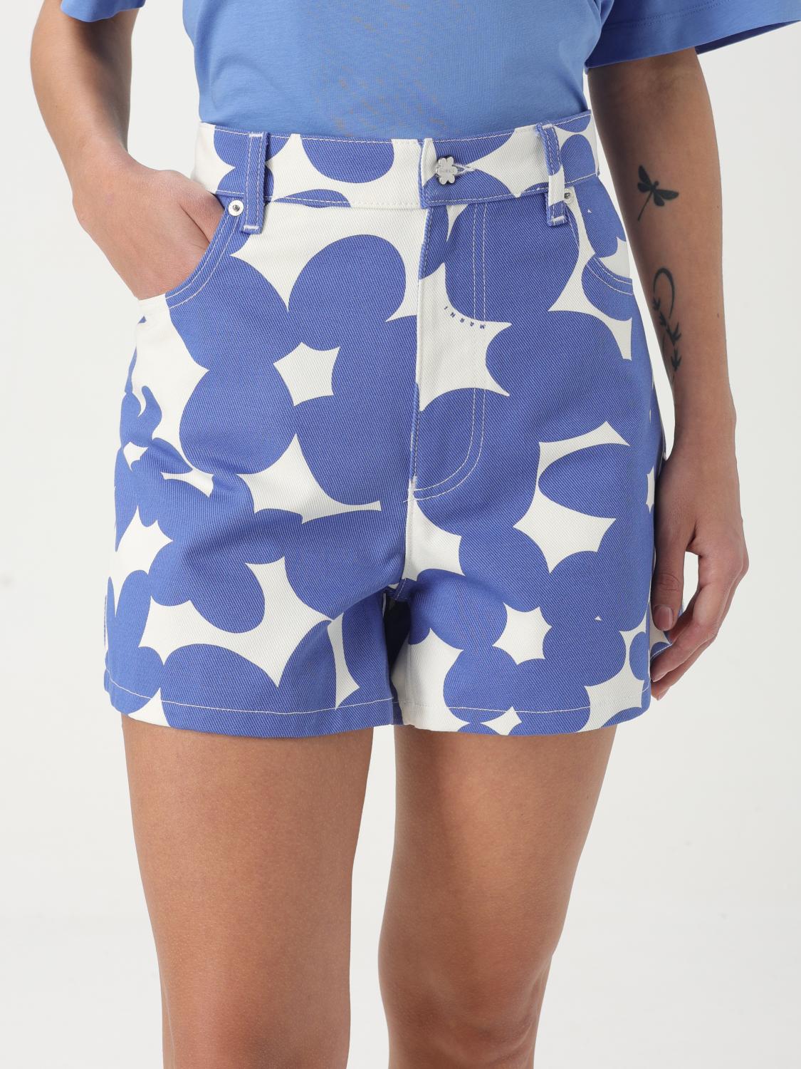 Marni Short Woman Blue
