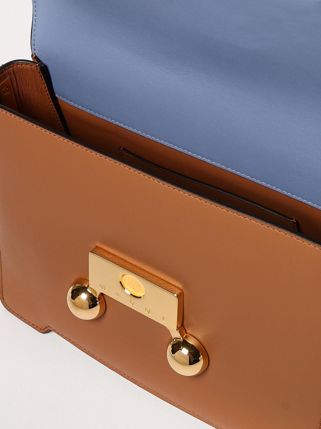 Marni Shoulder Bag Woman Camel