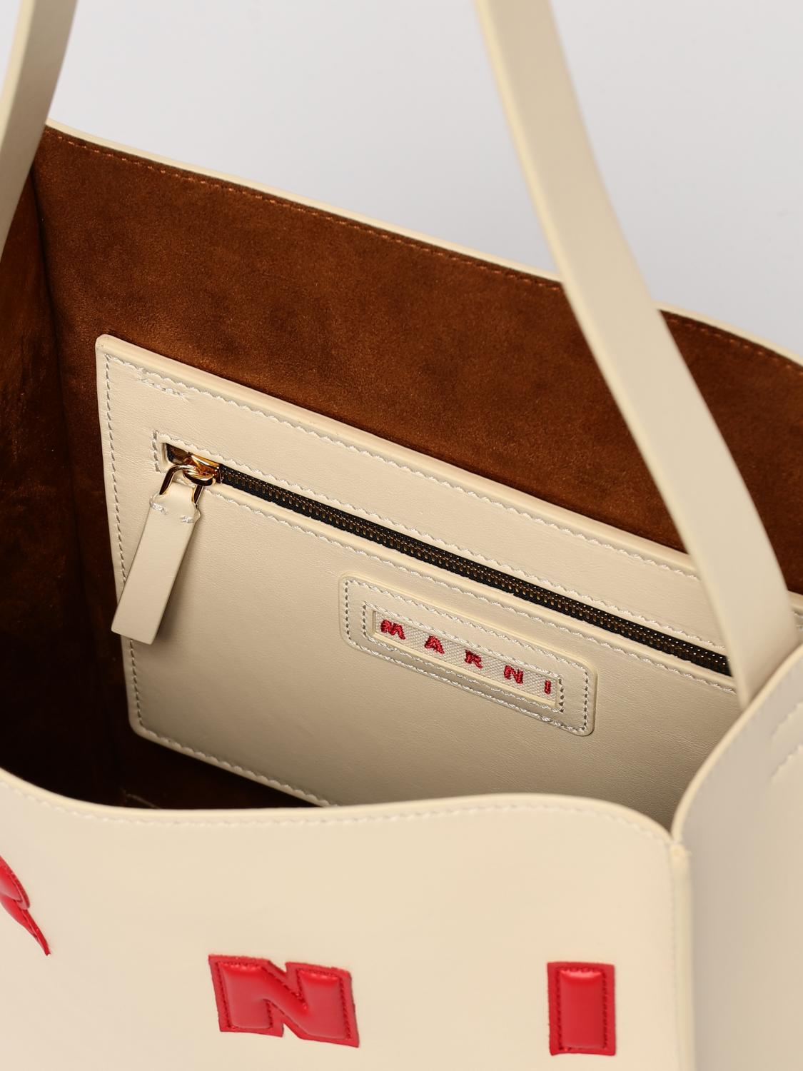 Marni Shoulder Bag Woman Ivory