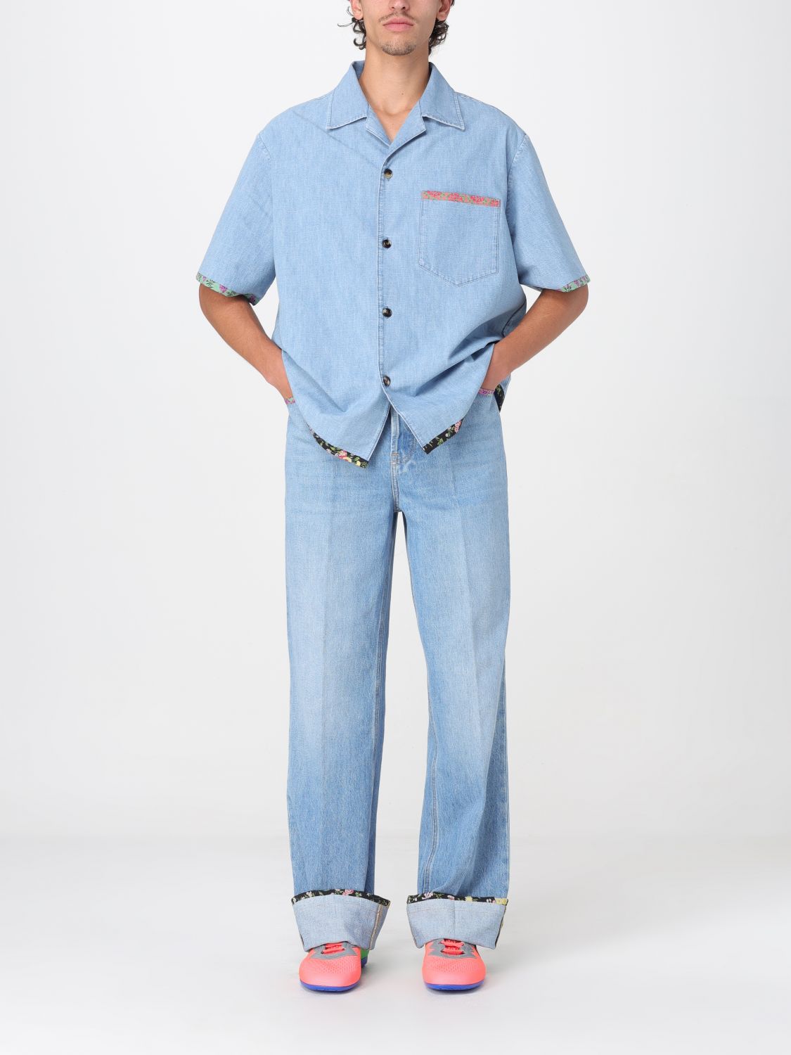 Valentino Shirt Men Denim