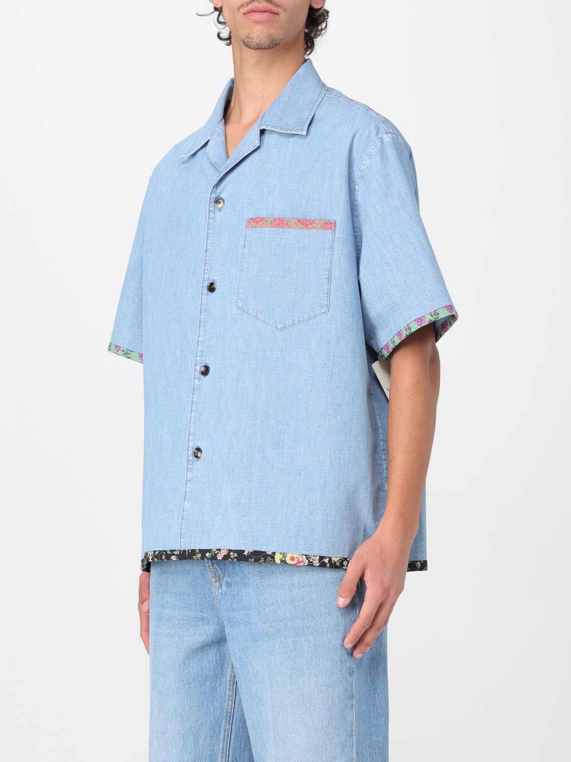 Valentino Shirt Men Denim
