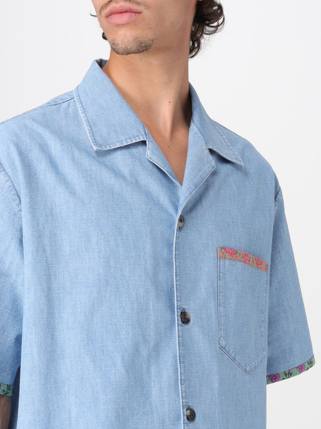 Valentino Shirt Men Denim