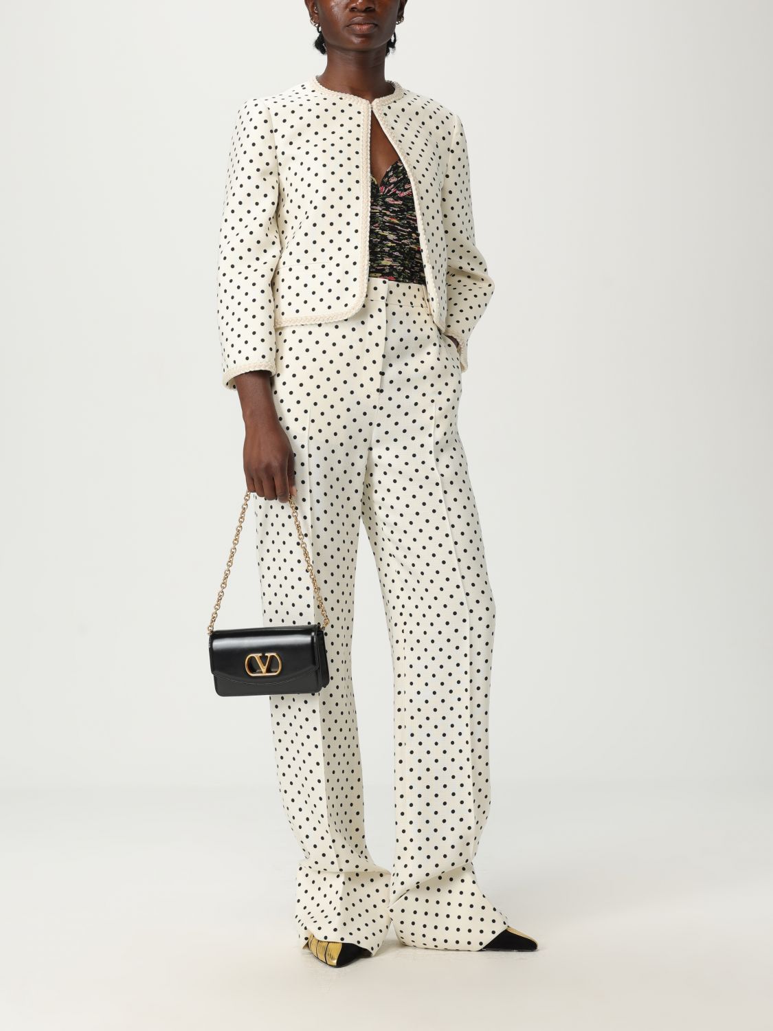 Valentino Jacket Woman Yellow Cream