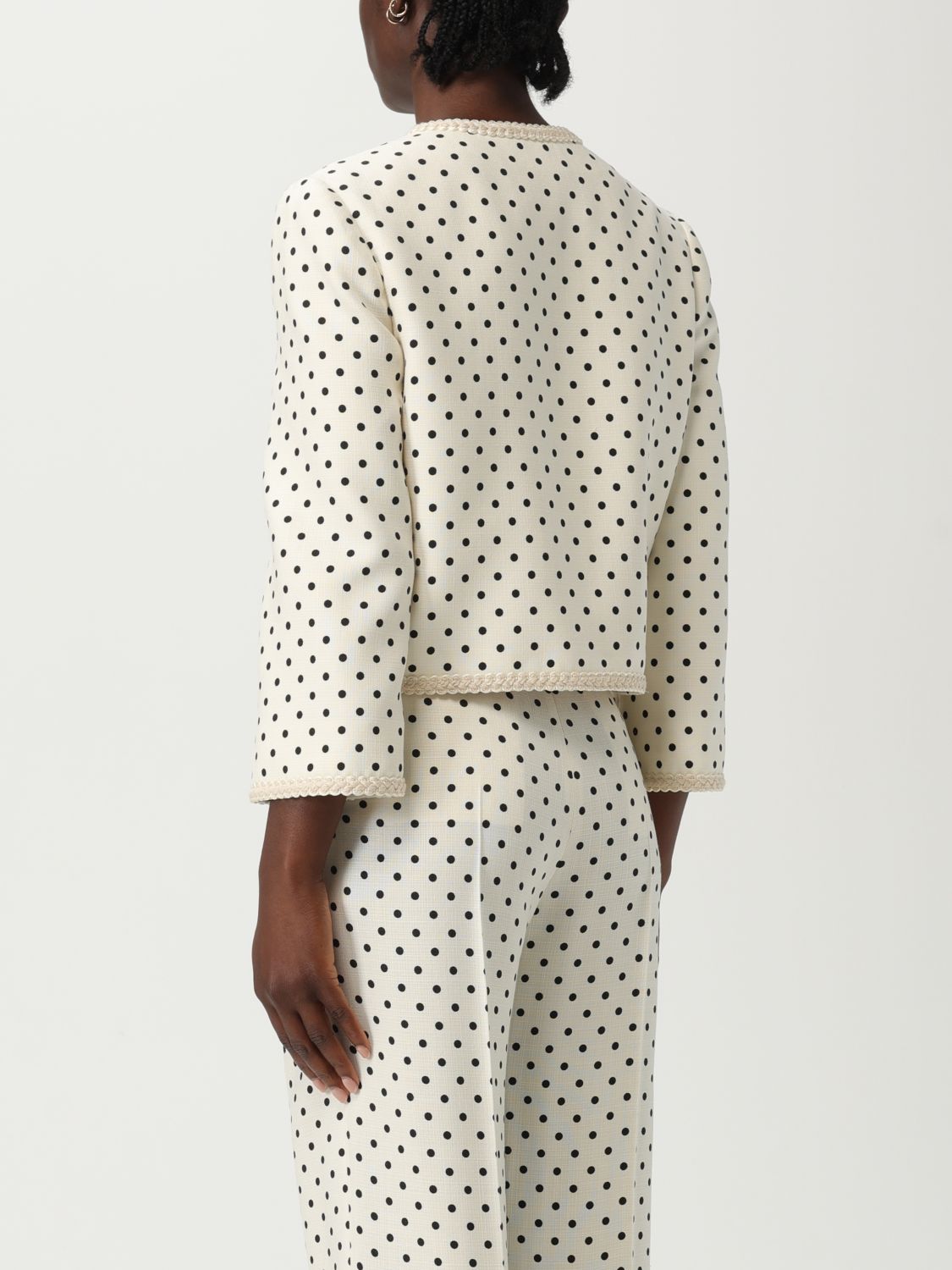 Valentino Jacket Woman Yellow Cream