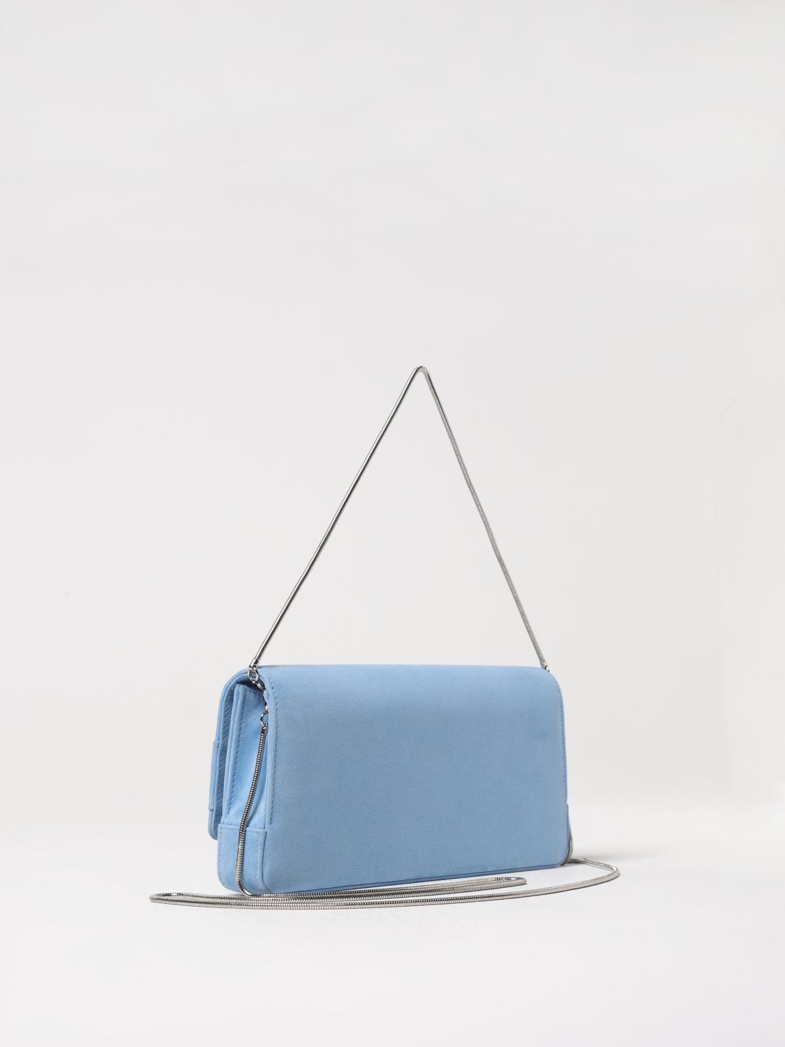 Manolo Blahnik Mini Bag Woman Gnawed Blue