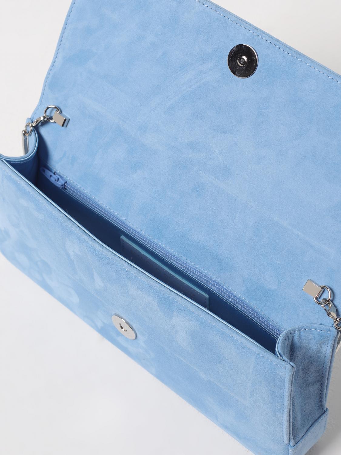 Manolo Blahnik Mini Bag Woman Gnawed Blue