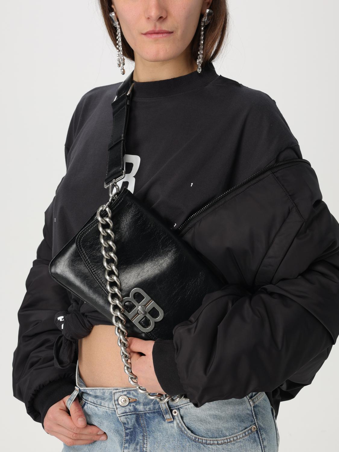 Balenciaga Shoulder Bag Woman Black