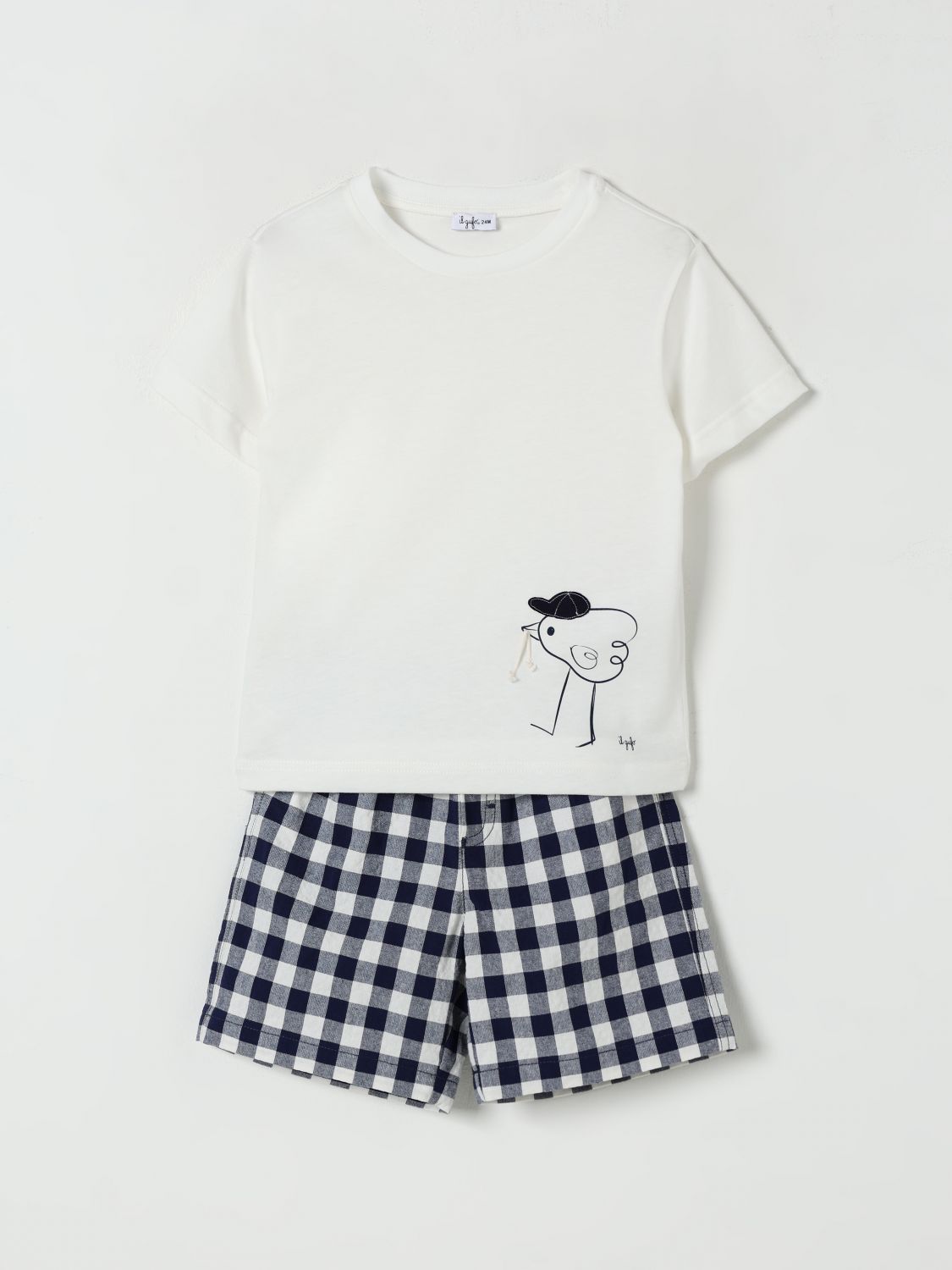 Il Gufo Jumpsuit Kids Blue