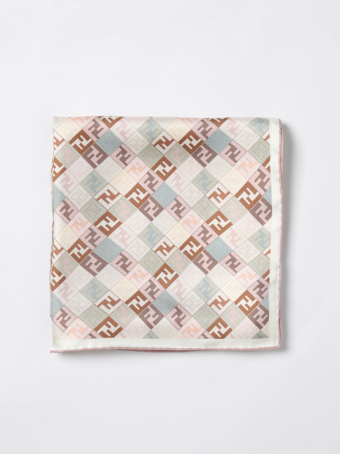 Fendi Neck Scarf Woman Beige