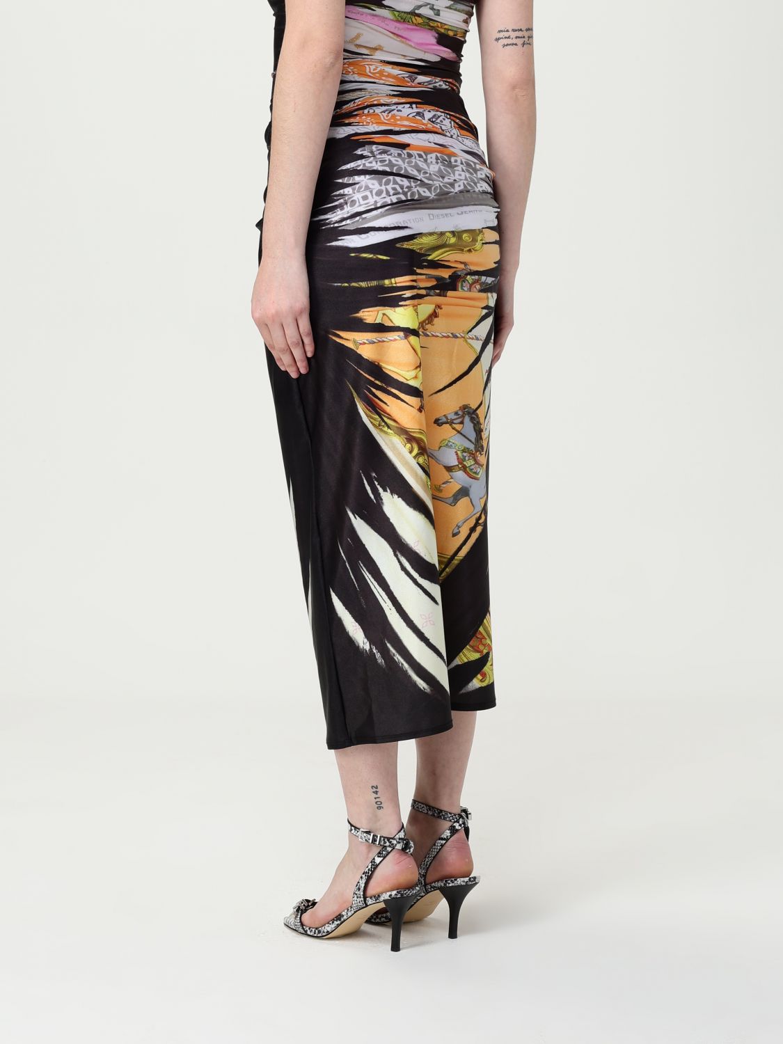 Diesel Skirt Woman Black