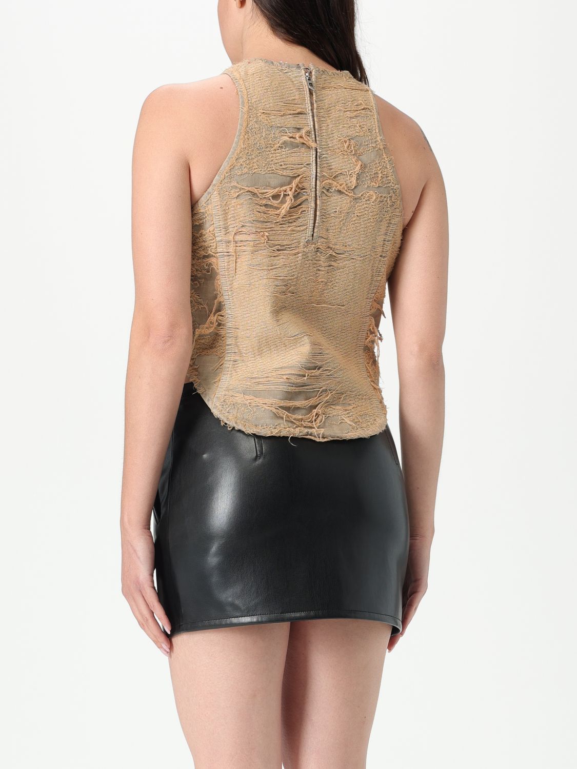 Diesel Top Woman Beige
